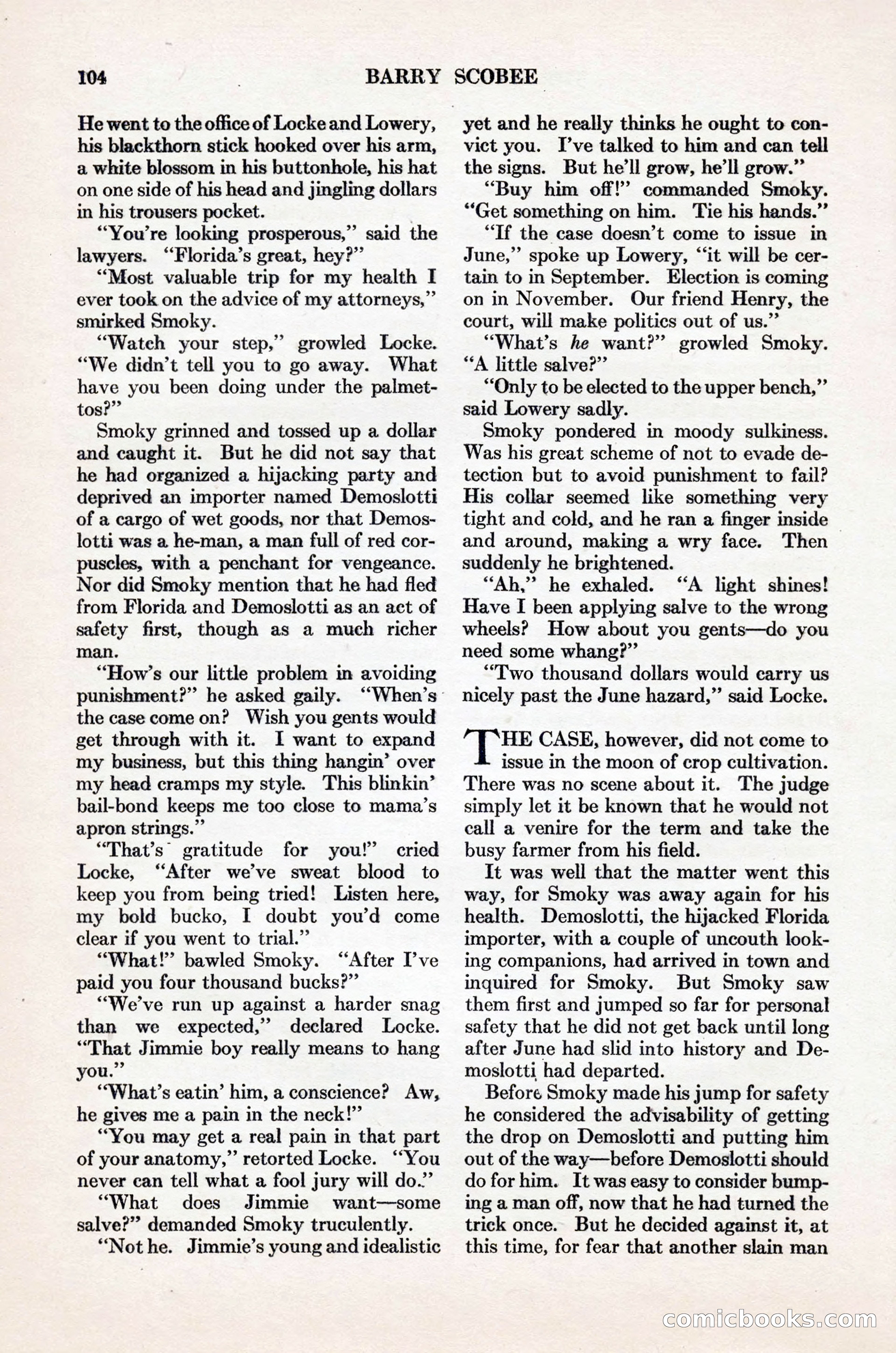 Adventure Magazine Cover, November 1, 1927 — page 118 of 208