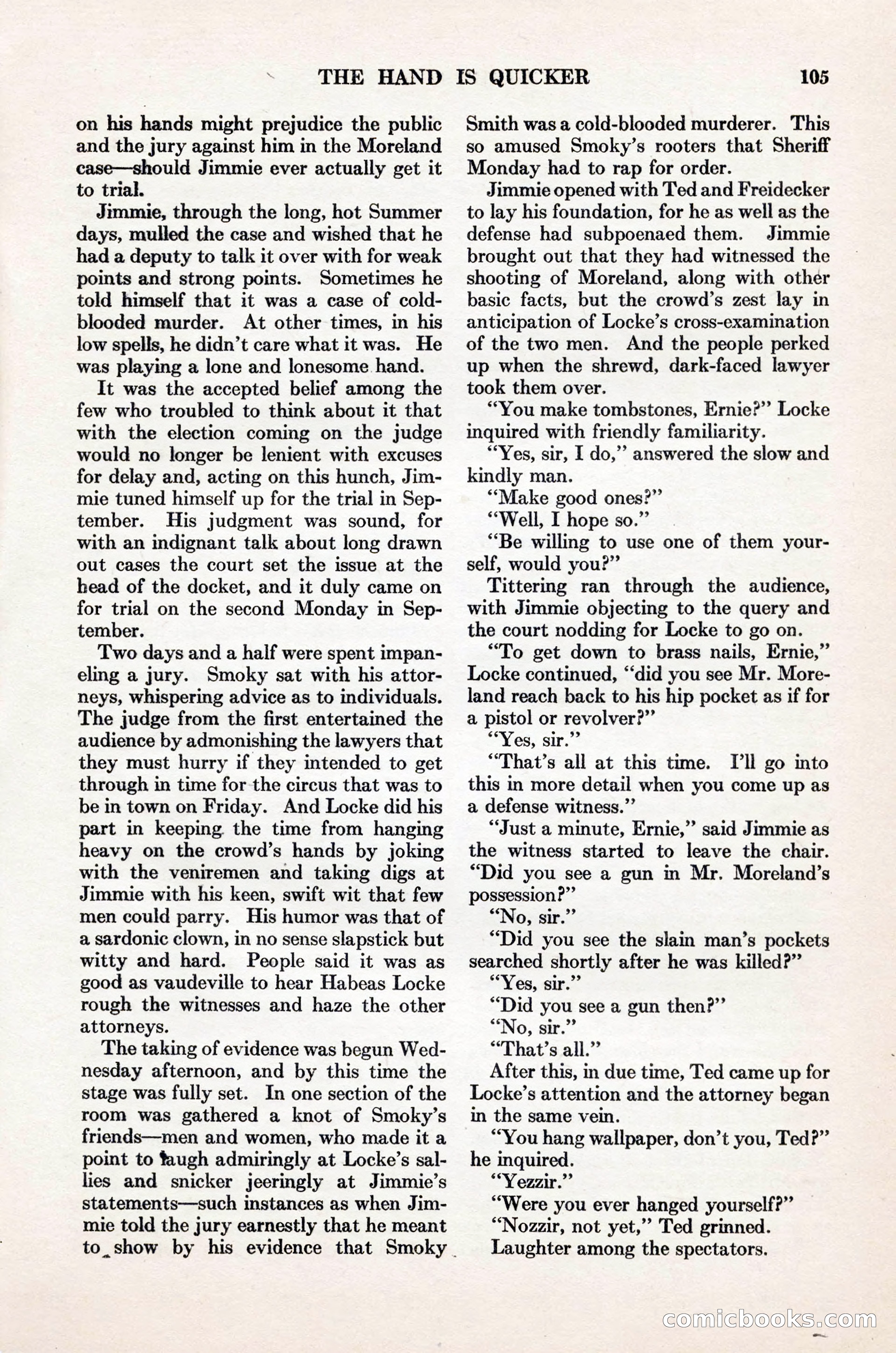 Adventure Magazine Cover, November 1, 1927 — page 119 of 208