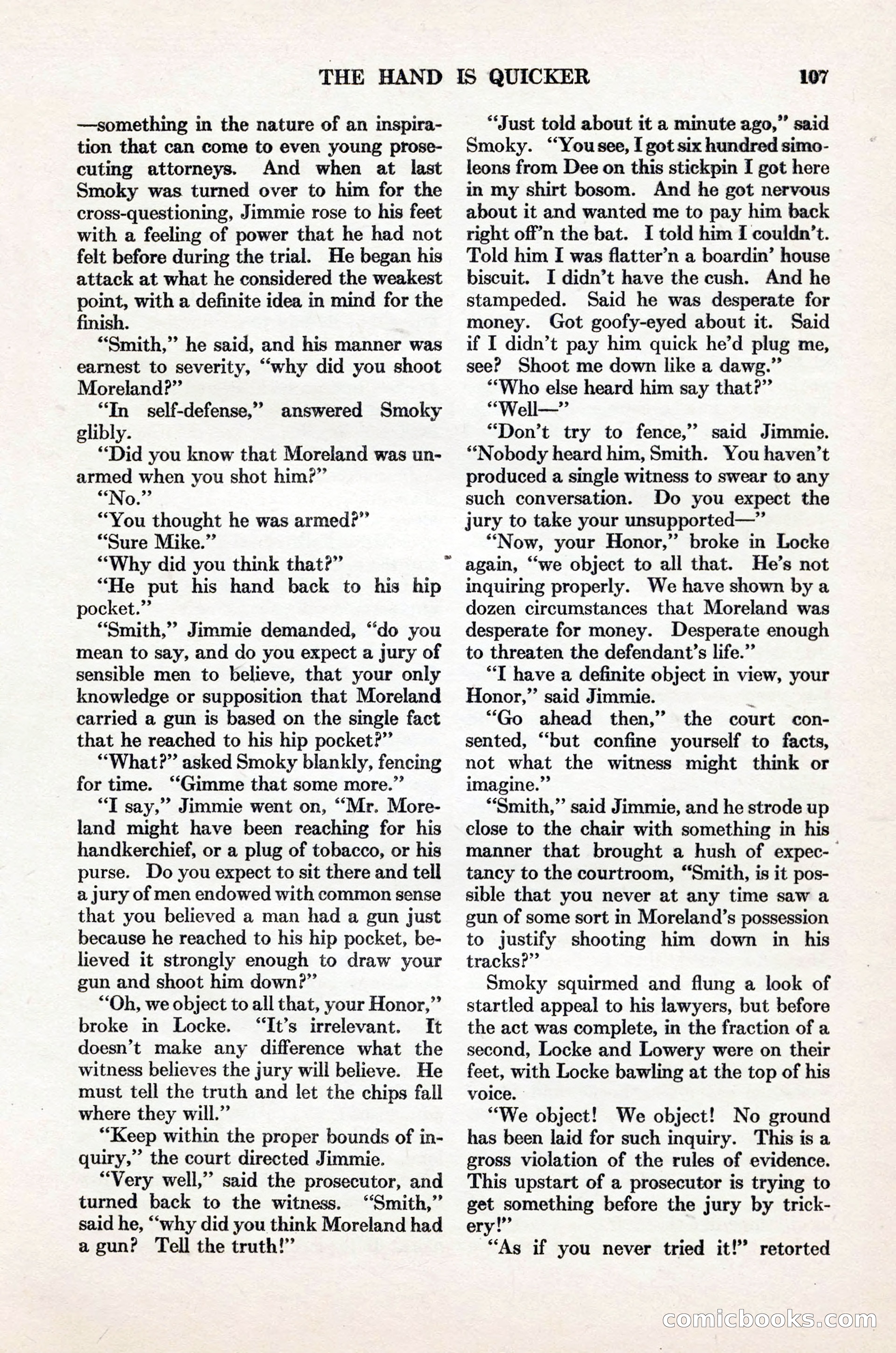 Adventure Magazine Cover, November 1, 1927 — page 121 of 208
