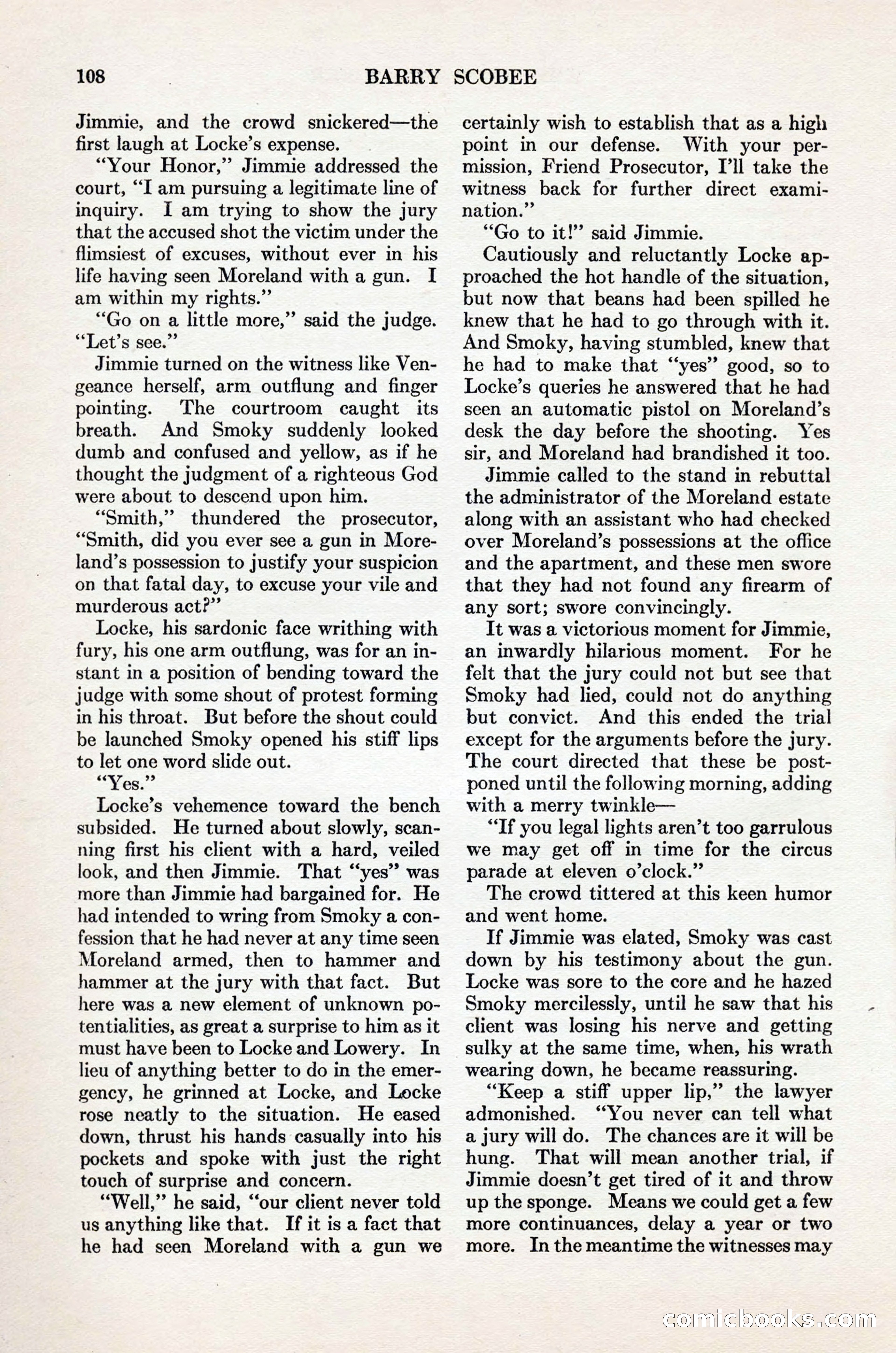 Adventure Magazine Cover, November 1, 1927 — page 122 of 208