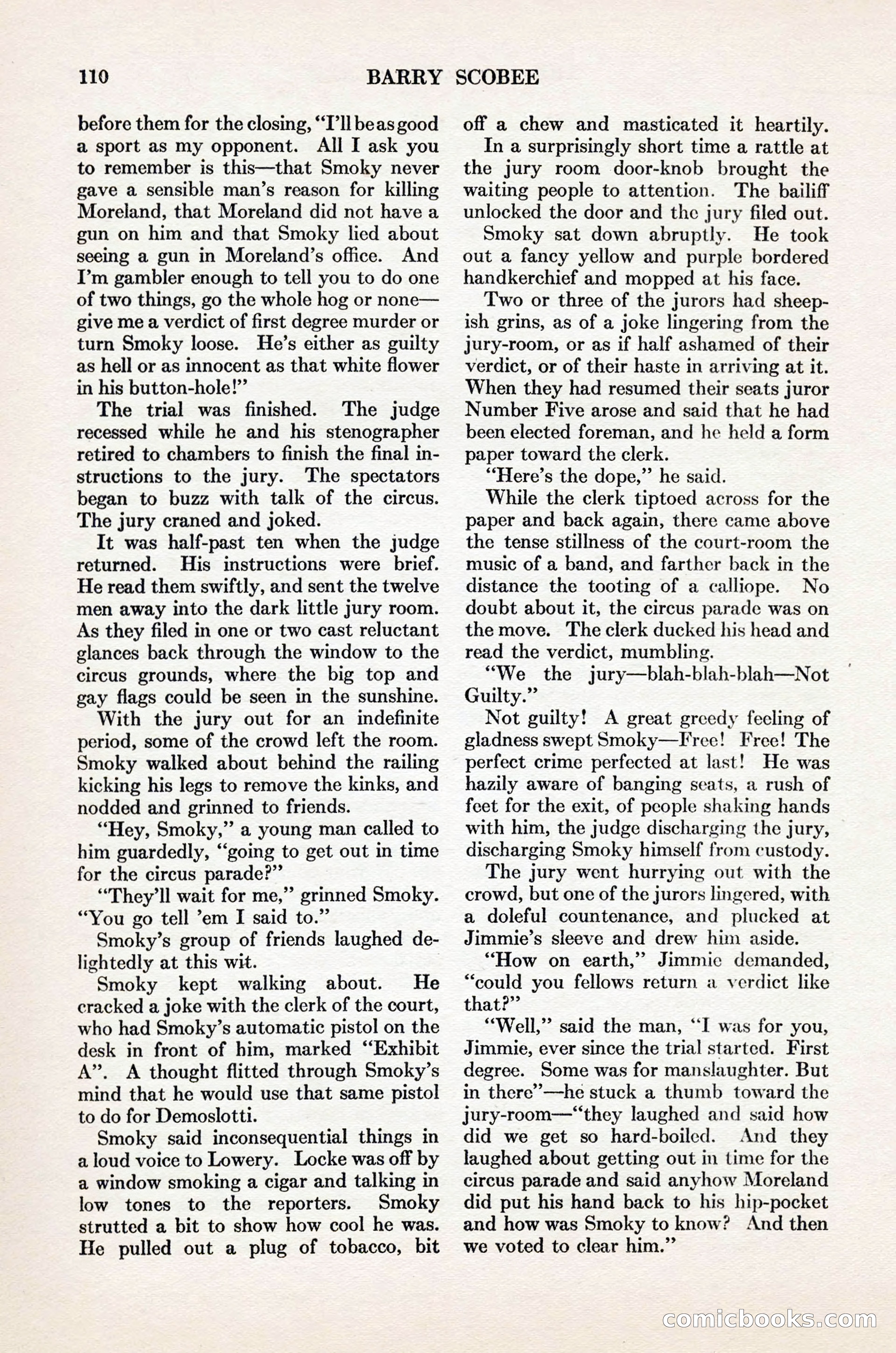 Adventure Magazine Cover, November 1, 1927 — page 124 of 208