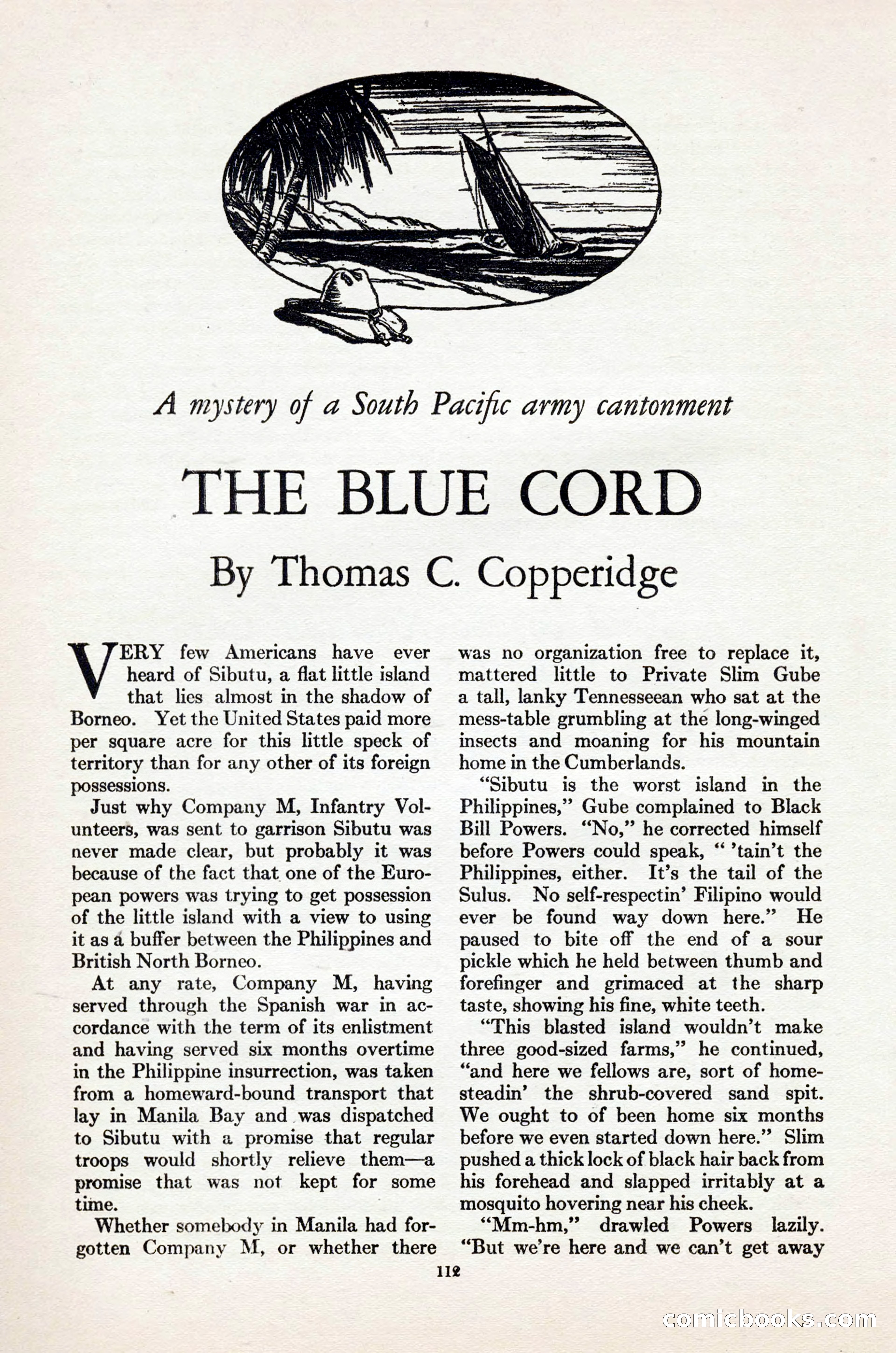 Adventure Magazine Cover, November 1, 1927 — page 126 of 208