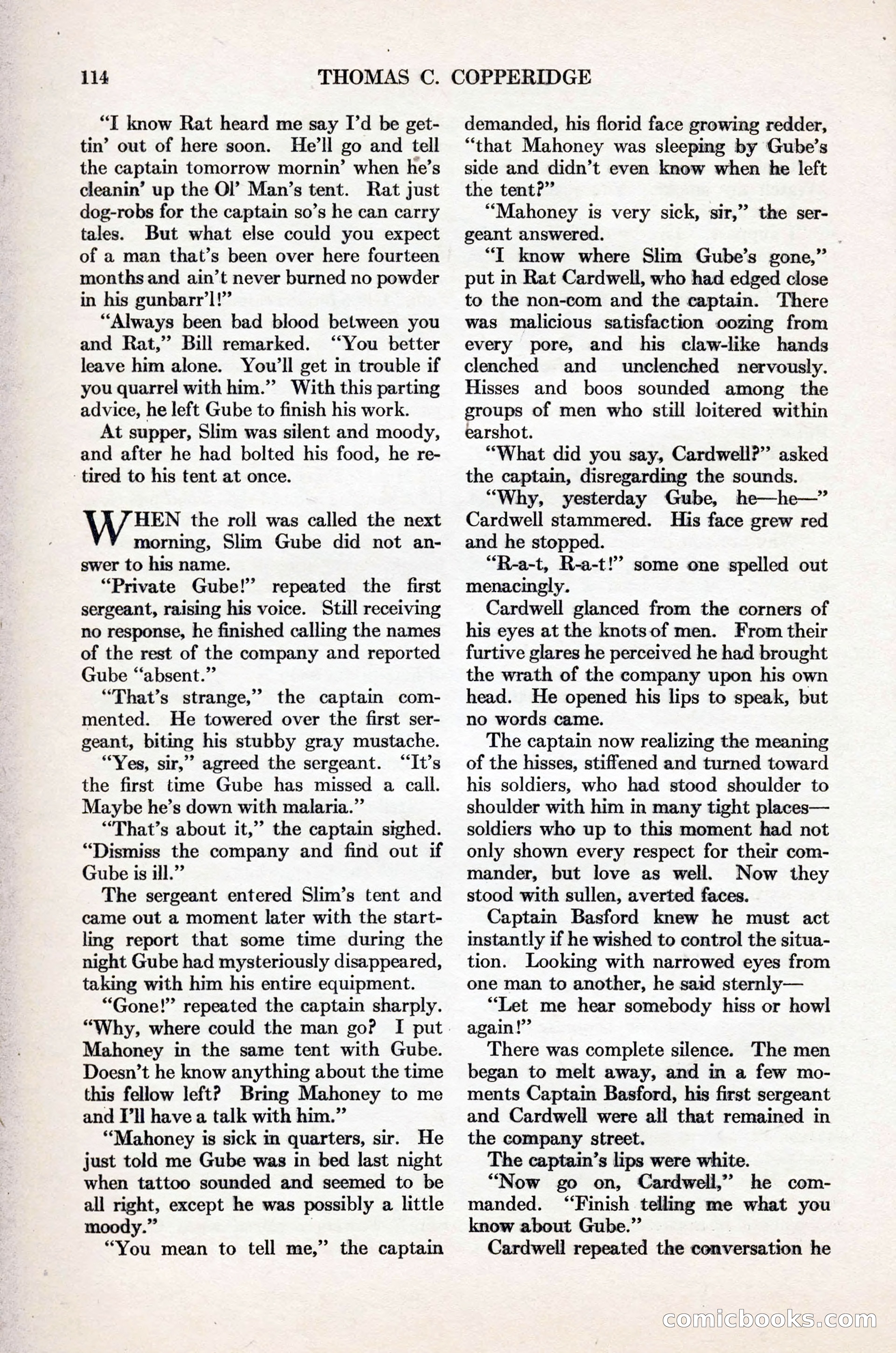 Adventure Magazine Cover, November 1, 1927 — page 128 of 208