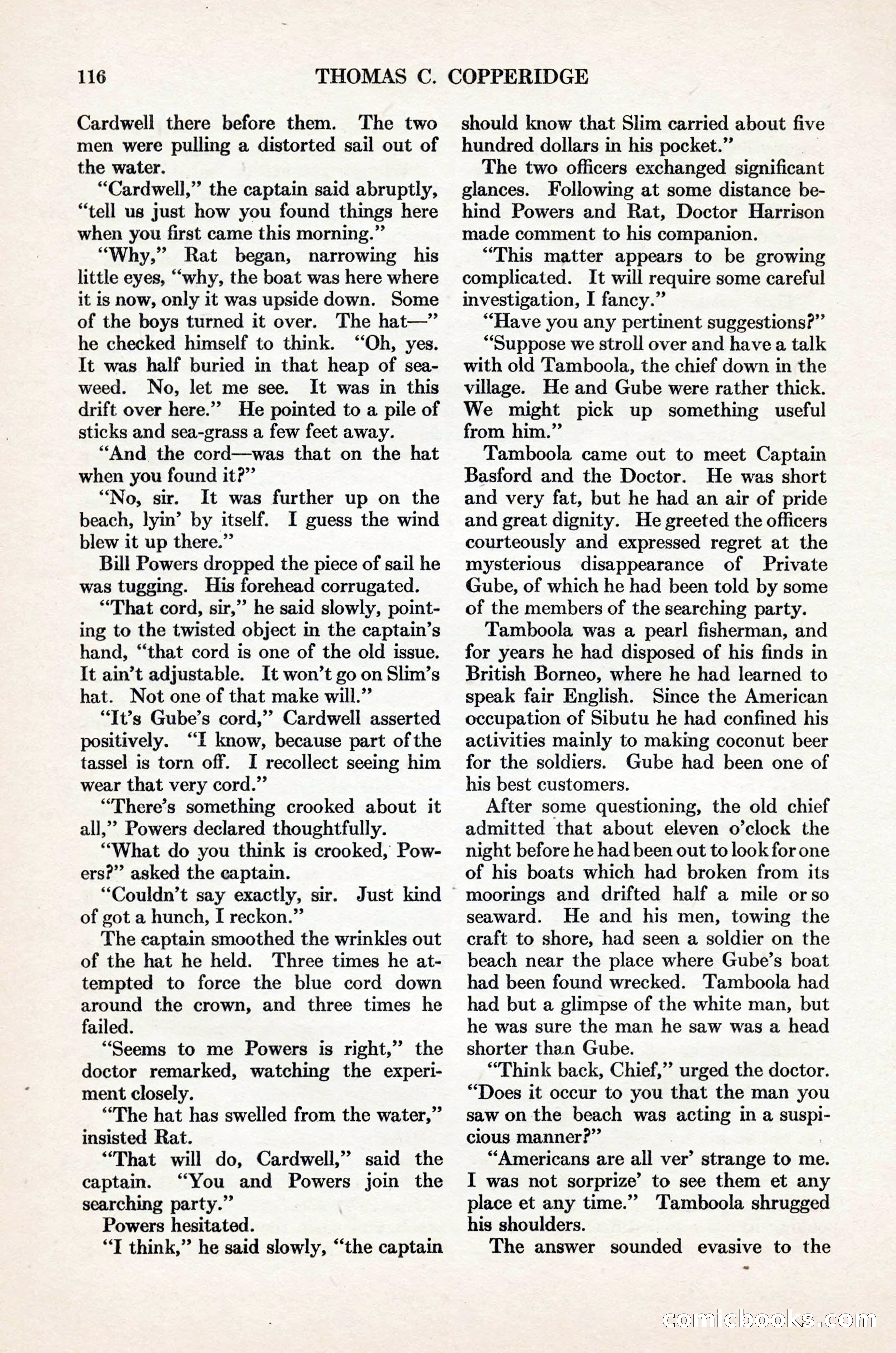 Adventure Magazine Cover, November 1, 1927 — page 130 of 208