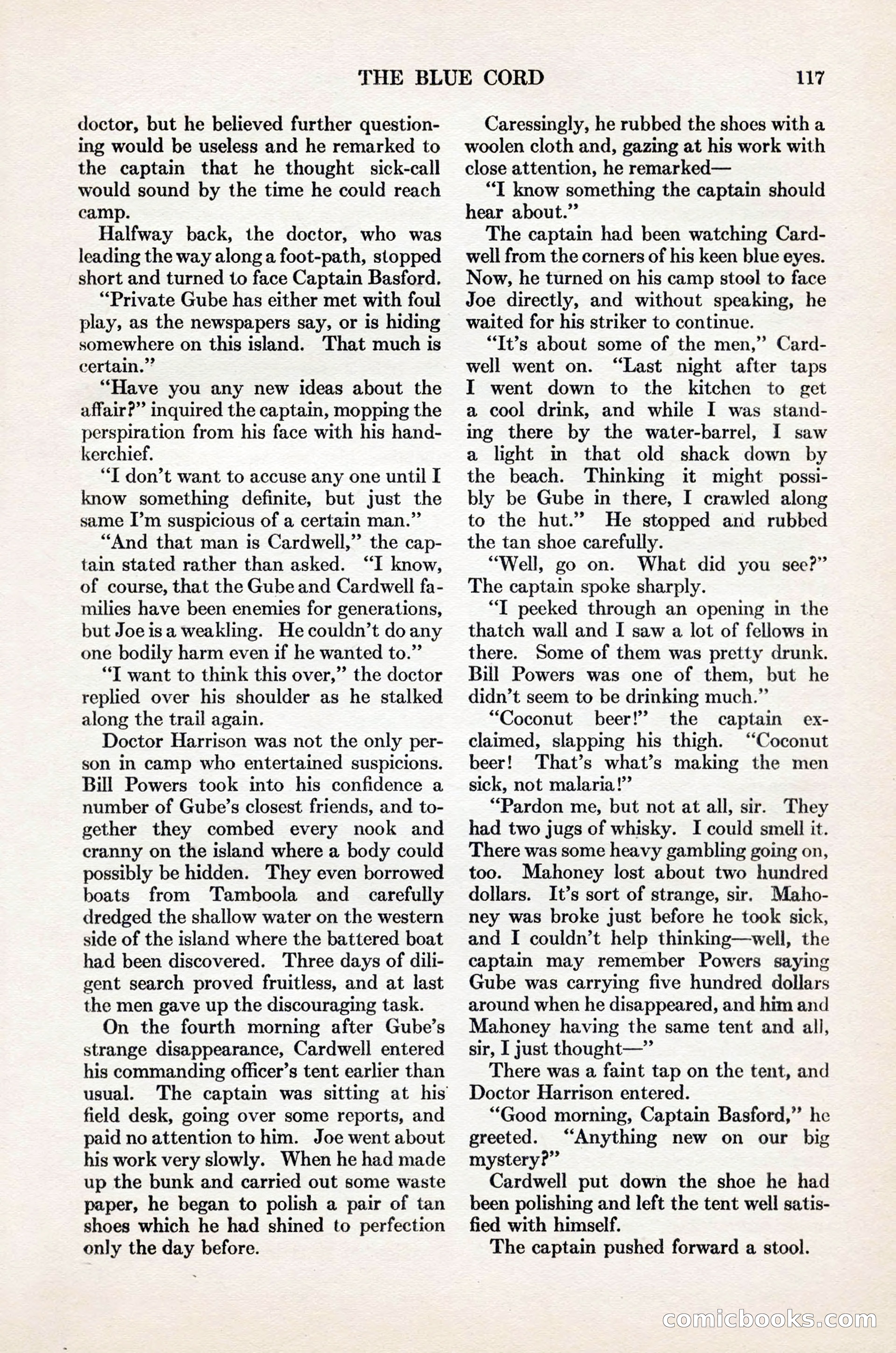 Adventure Magazine Cover, November 1, 1927 — page 131 of 208