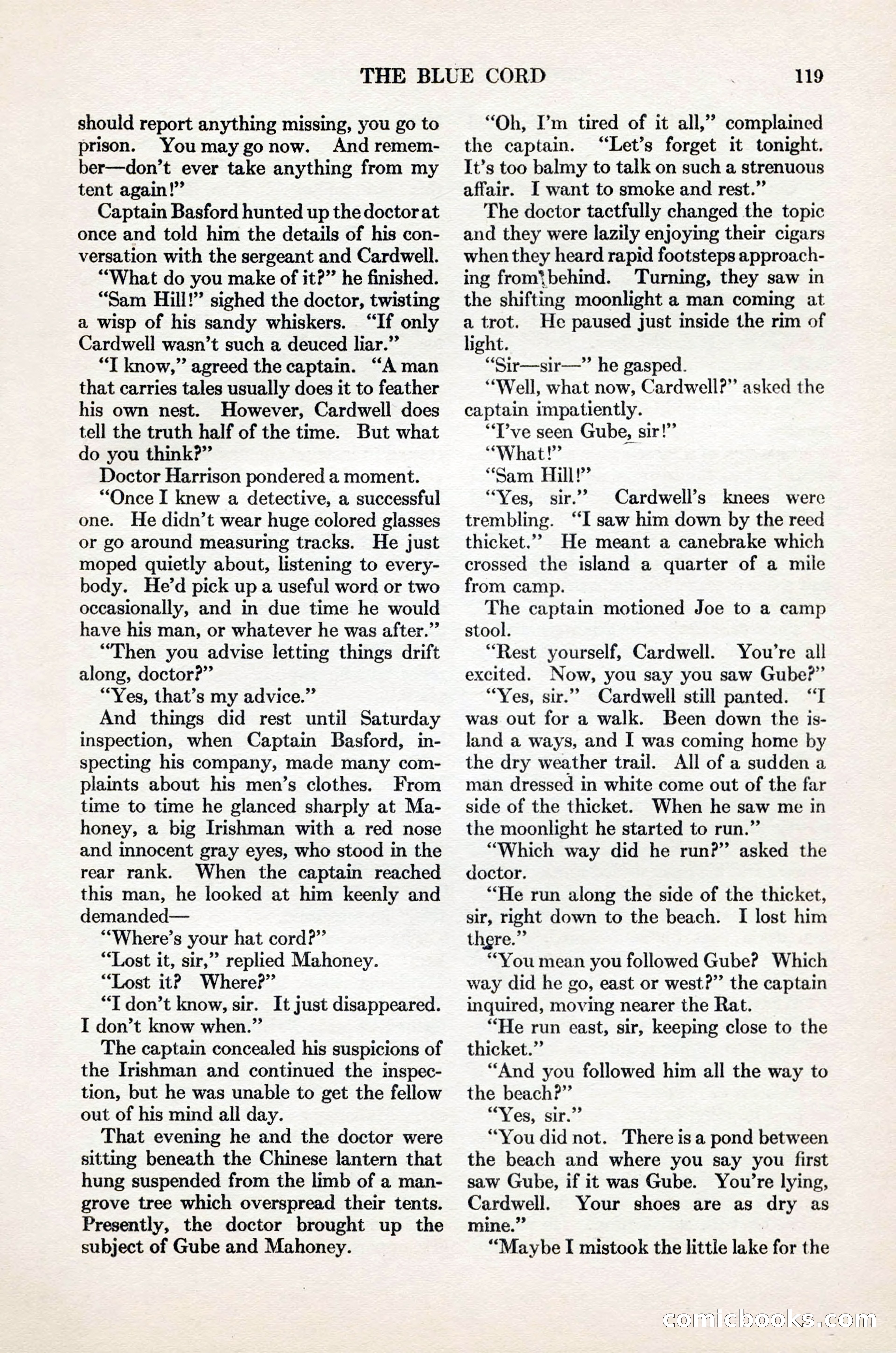Adventure Magazine Cover, November 1, 1927 — page 133 of 208
