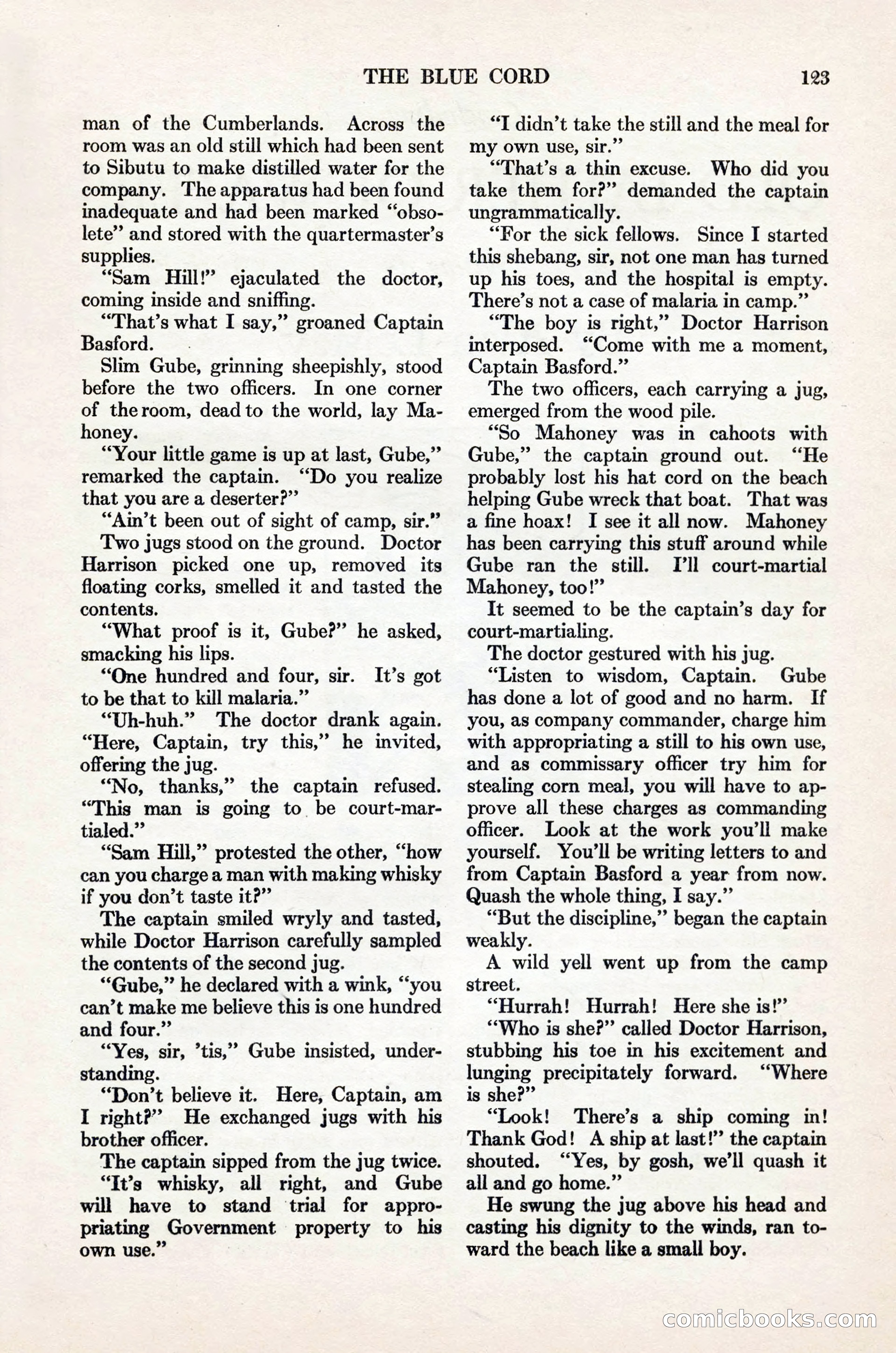 Adventure Magazine Cover, November 1, 1927 — page 137 of 208