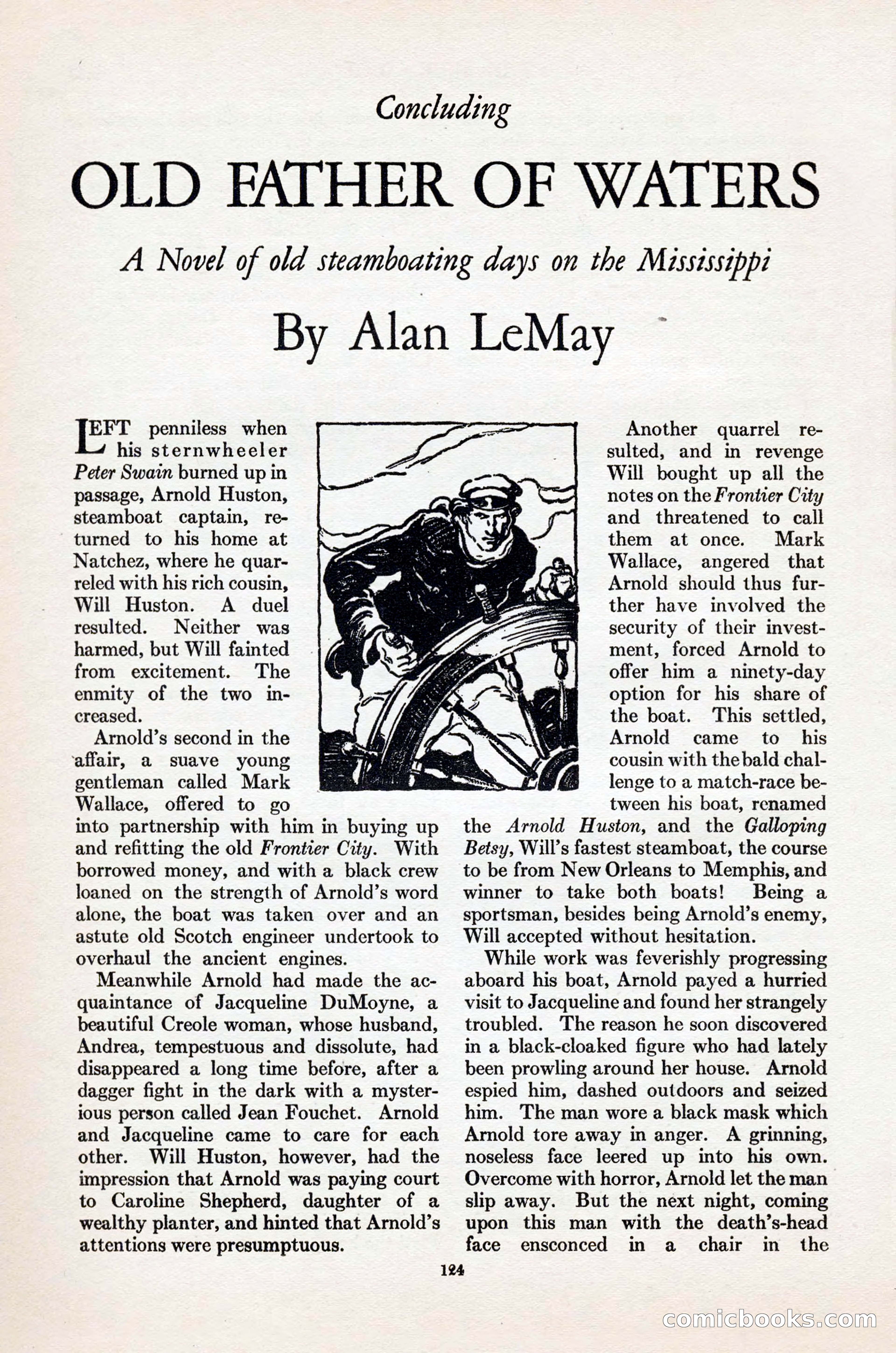 Adventure Magazine Cover, November 1, 1927 — page 138 of 208