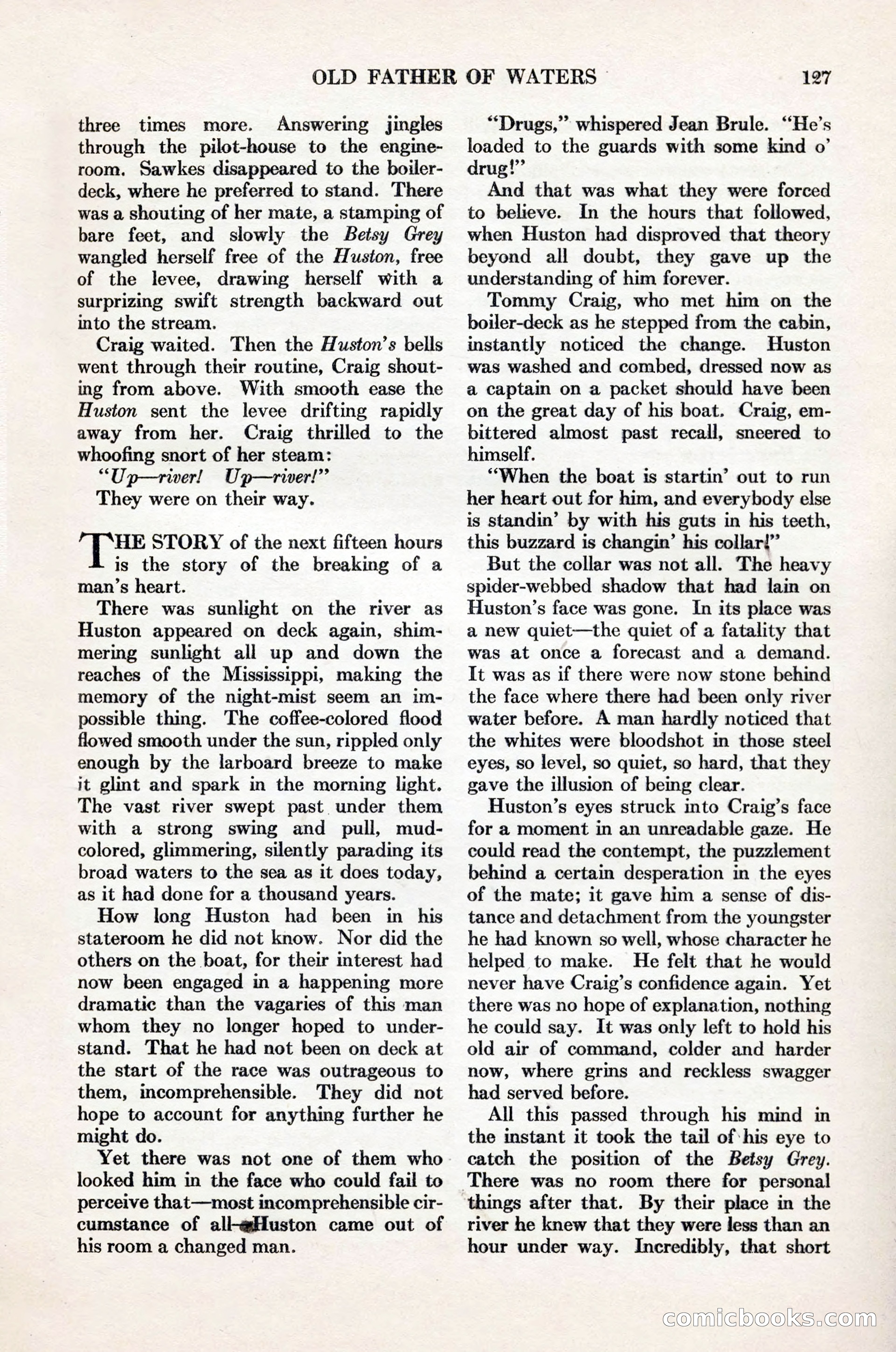 Adventure Magazine Cover, November 1, 1927 — page 141 of 208
