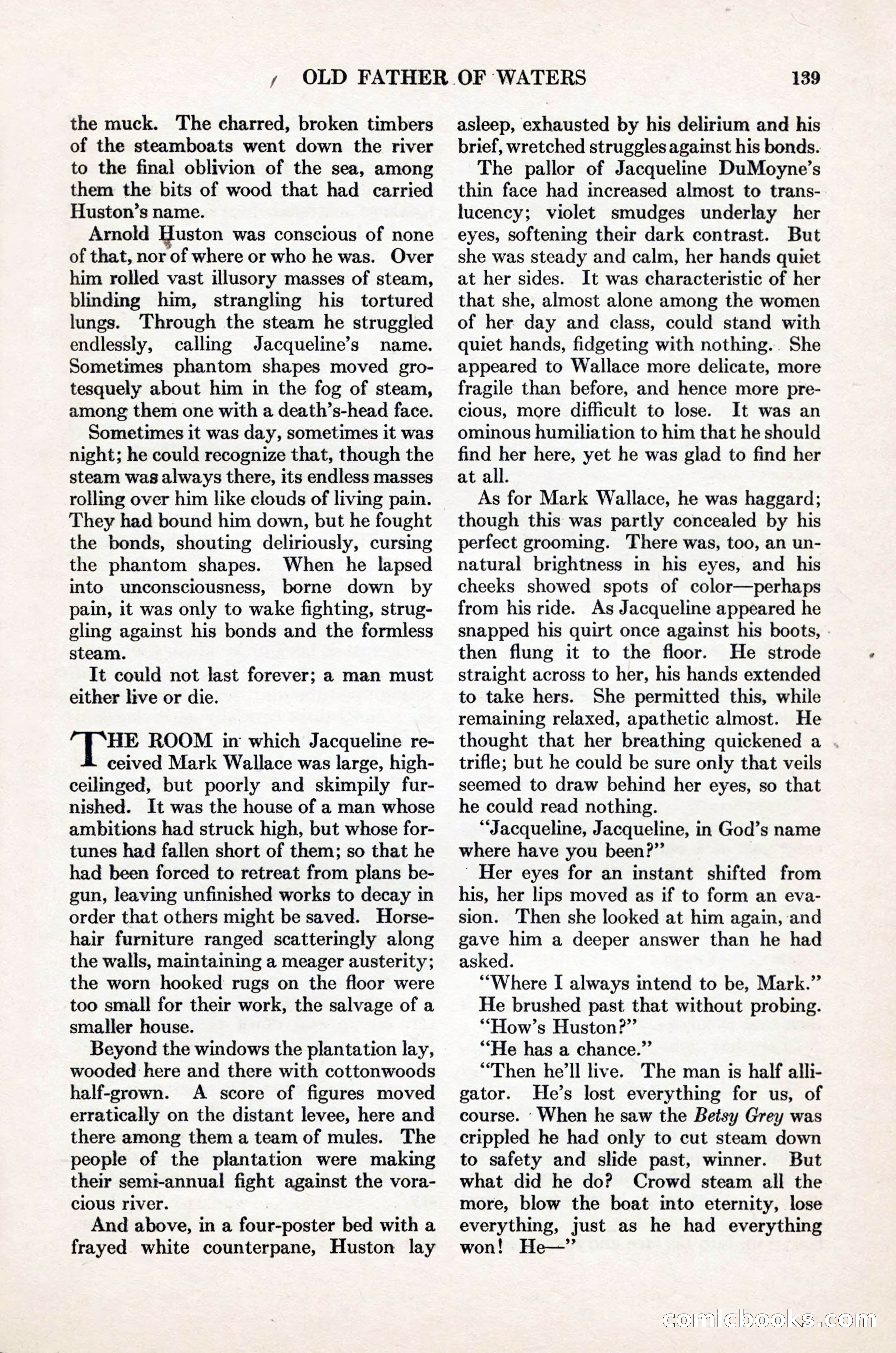 Adventure Magazine Cover, November 1, 1927 — page 153 of 208