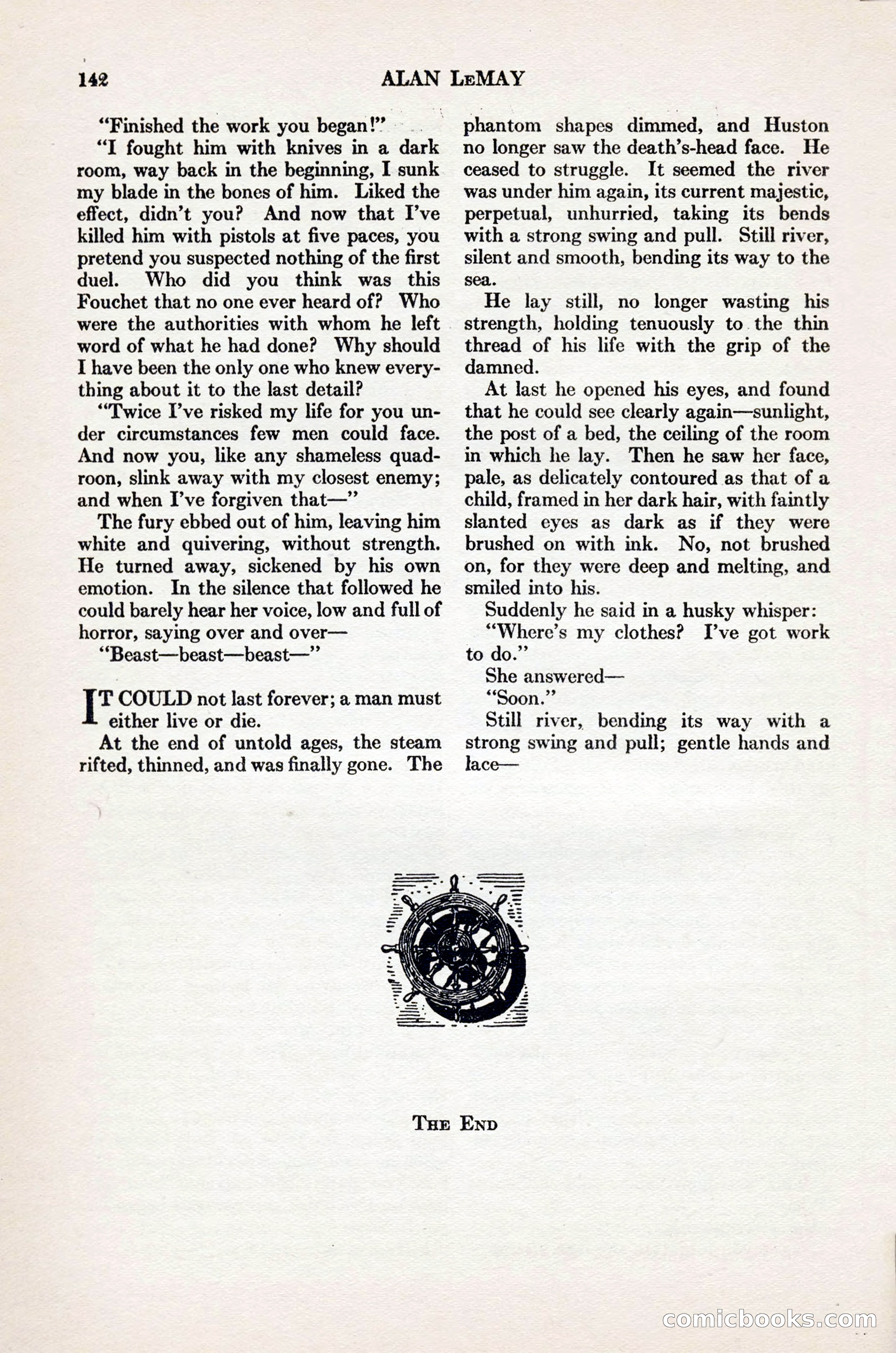 Adventure Magazine Cover, November 1, 1927 — page 156 of 208