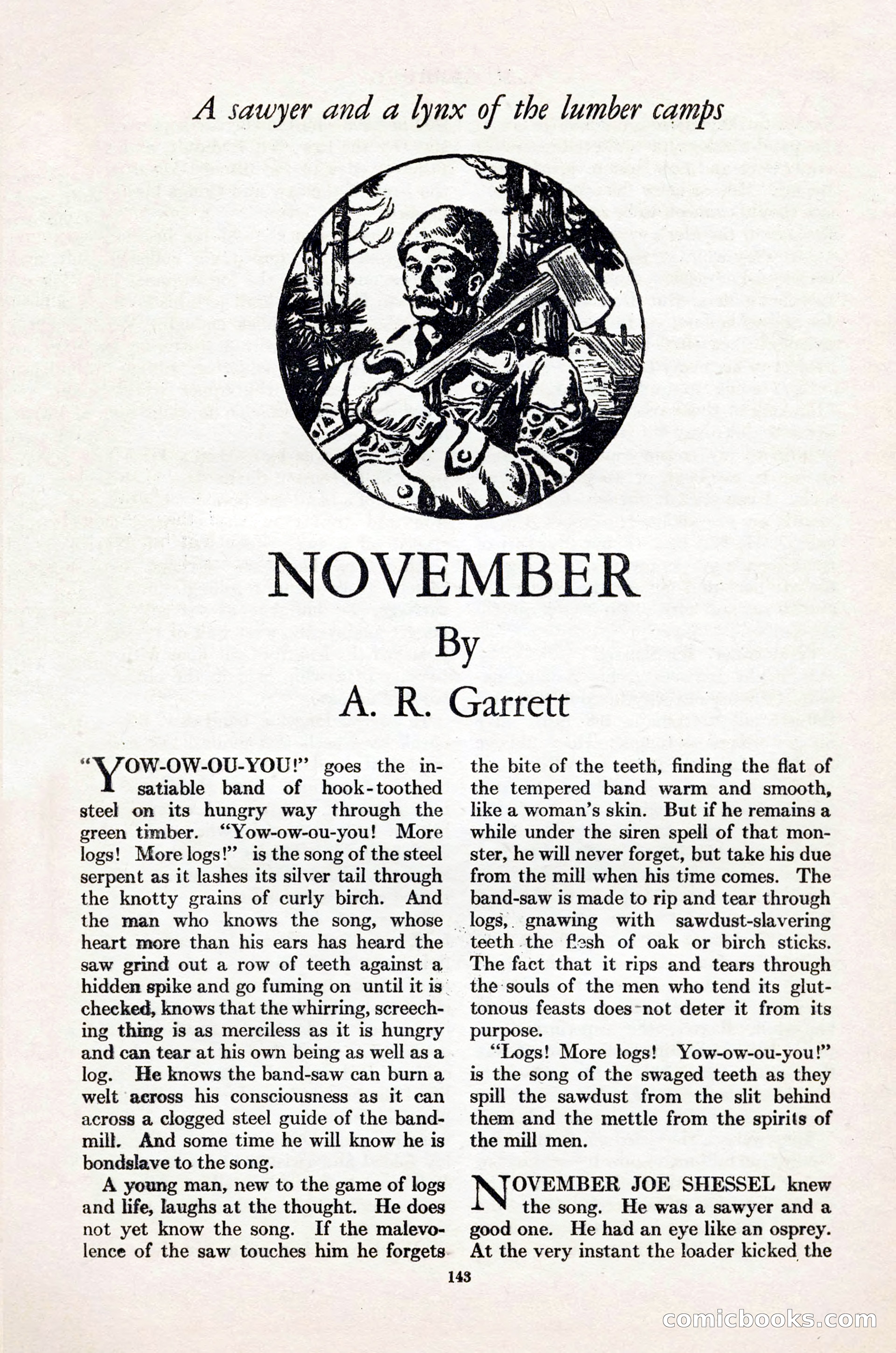 Adventure Magazine Cover, November 1, 1927 — page 157 of 208