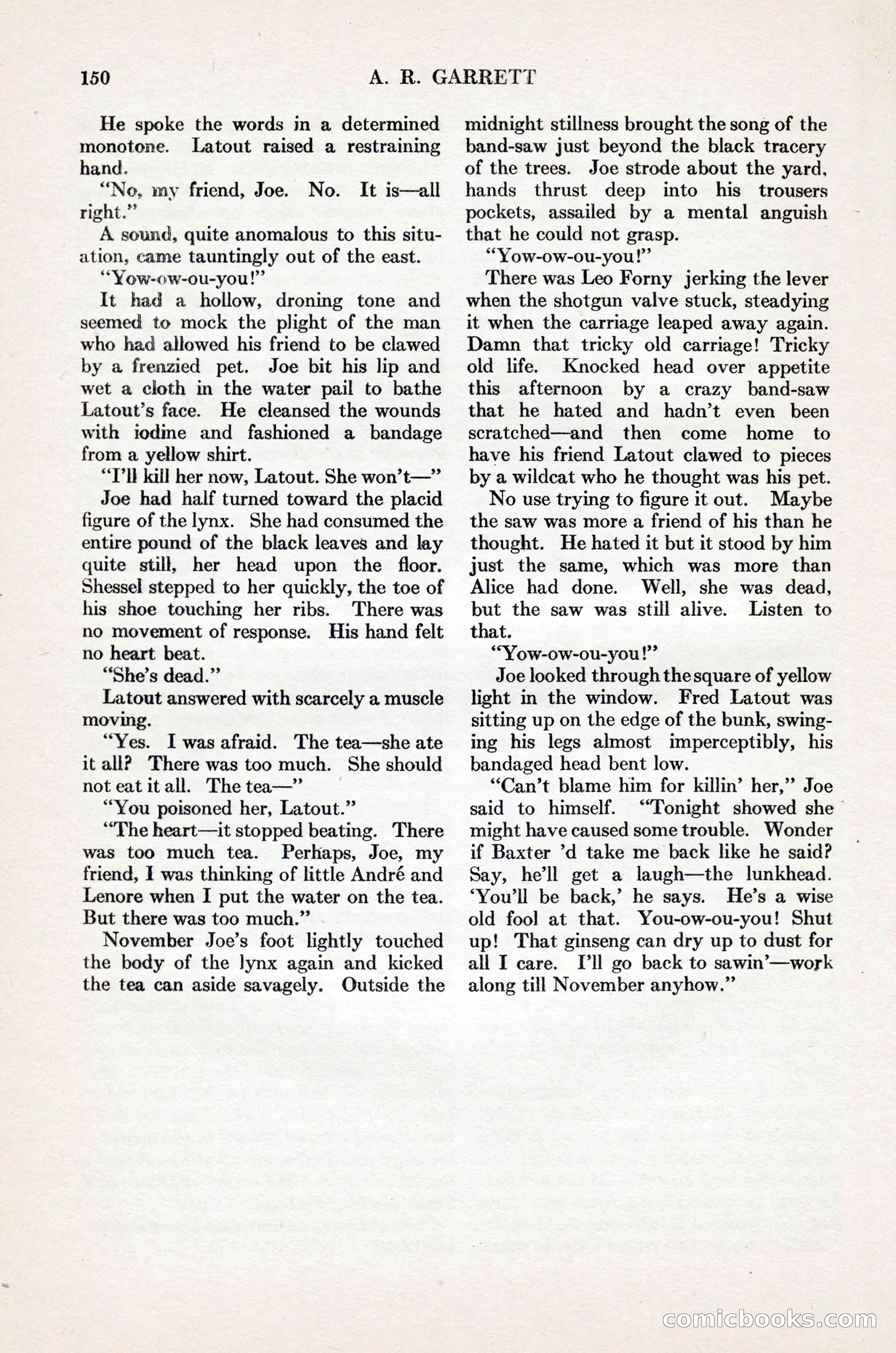 Adventure Magazine Cover, November 1, 1927 — page 164 of 208