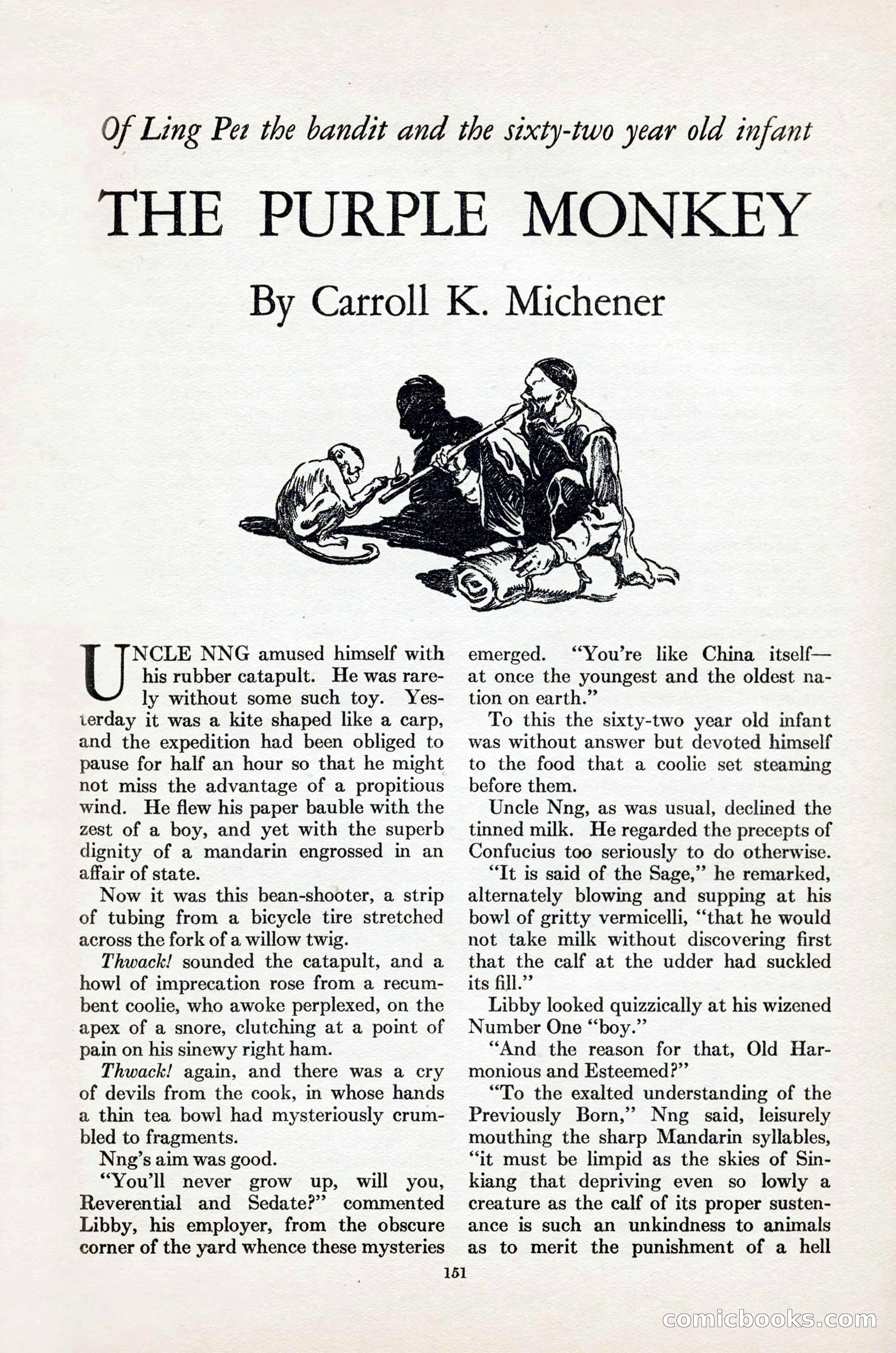 Adventure Magazine Cover, November 1, 1927 — page 165 of 208
