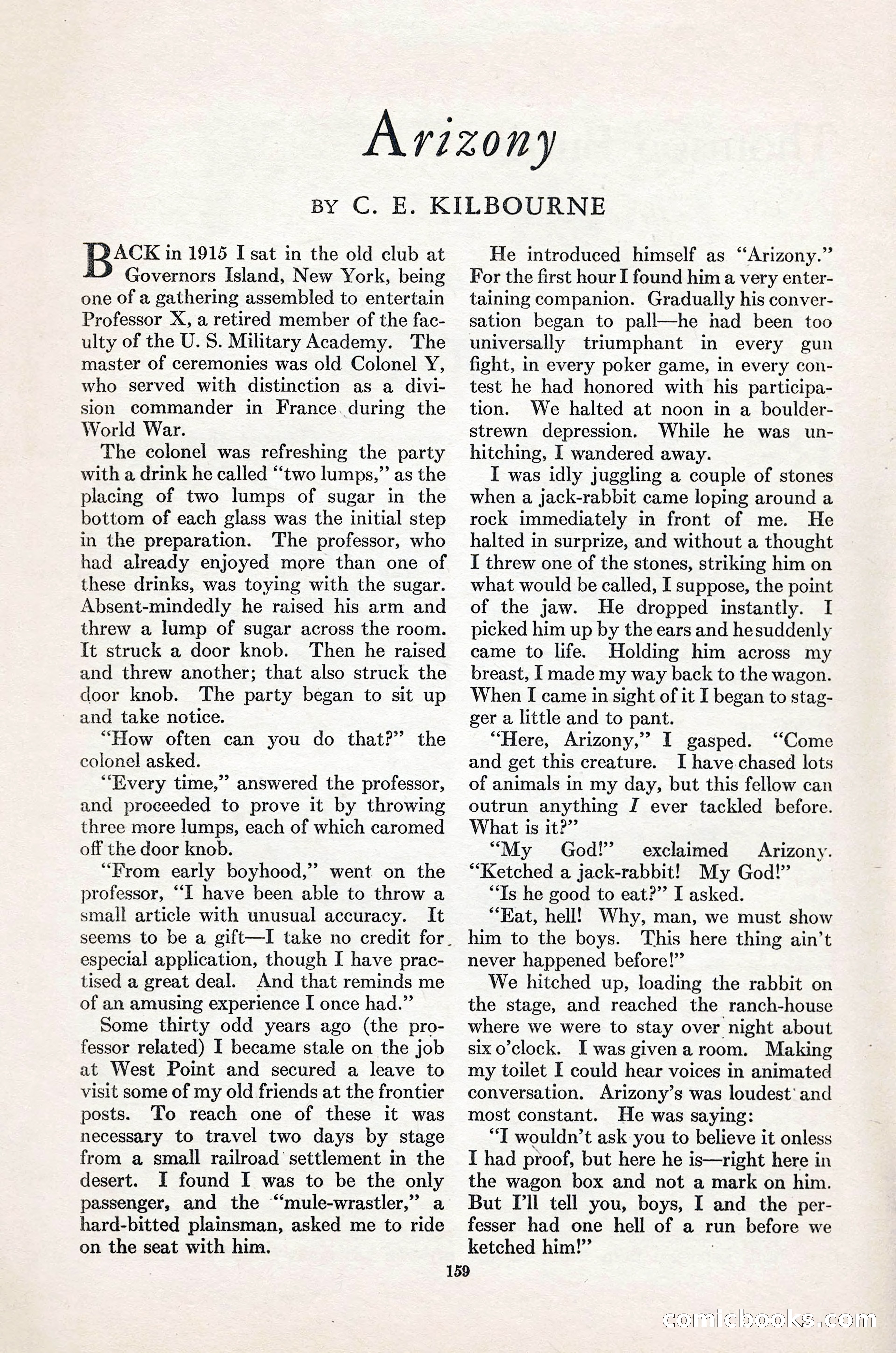 Adventure Magazine Cover, November 1, 1927 — page 173 of 208