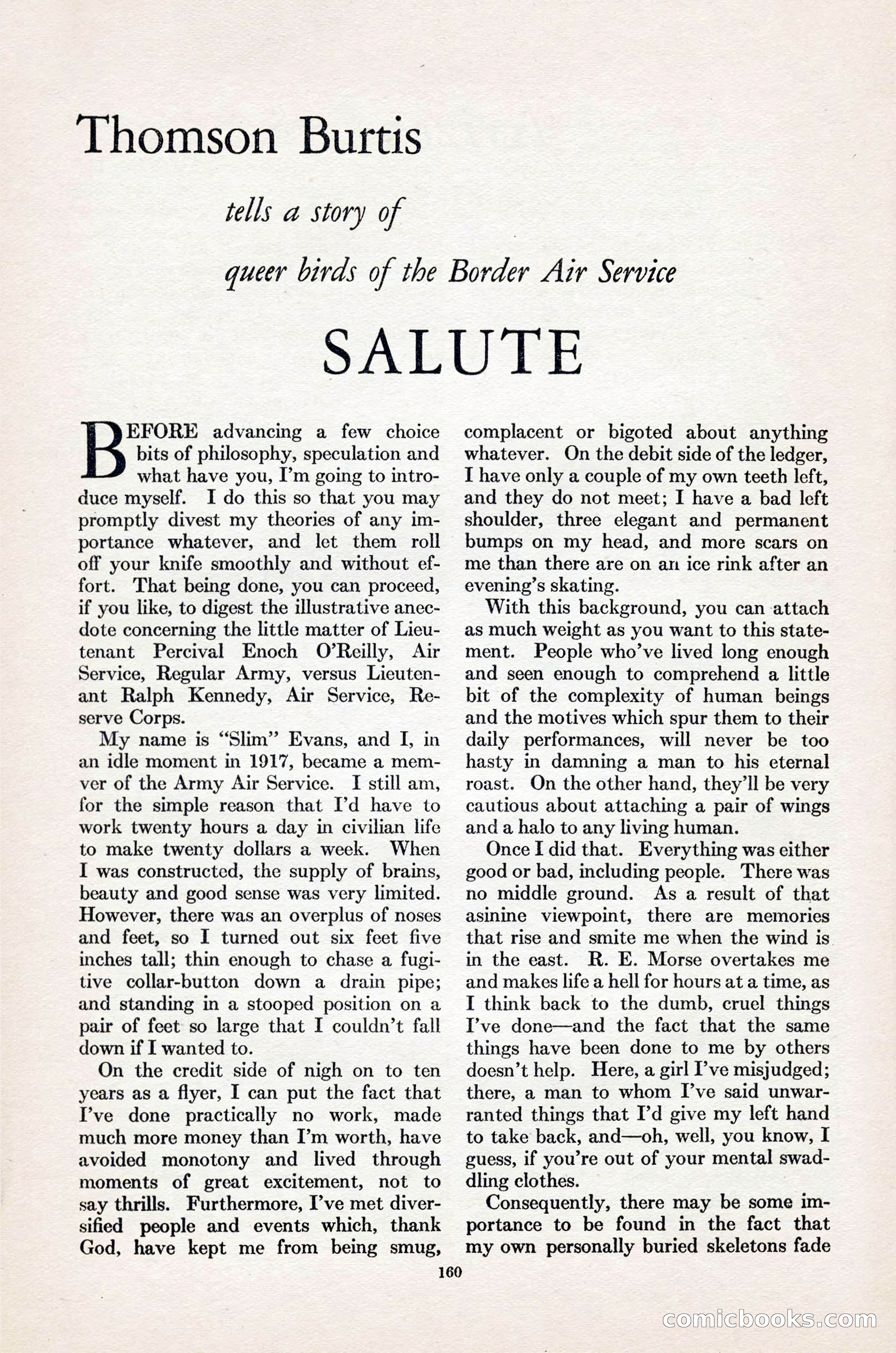 Adventure Magazine Cover, November 1, 1927 — page 174 of 208