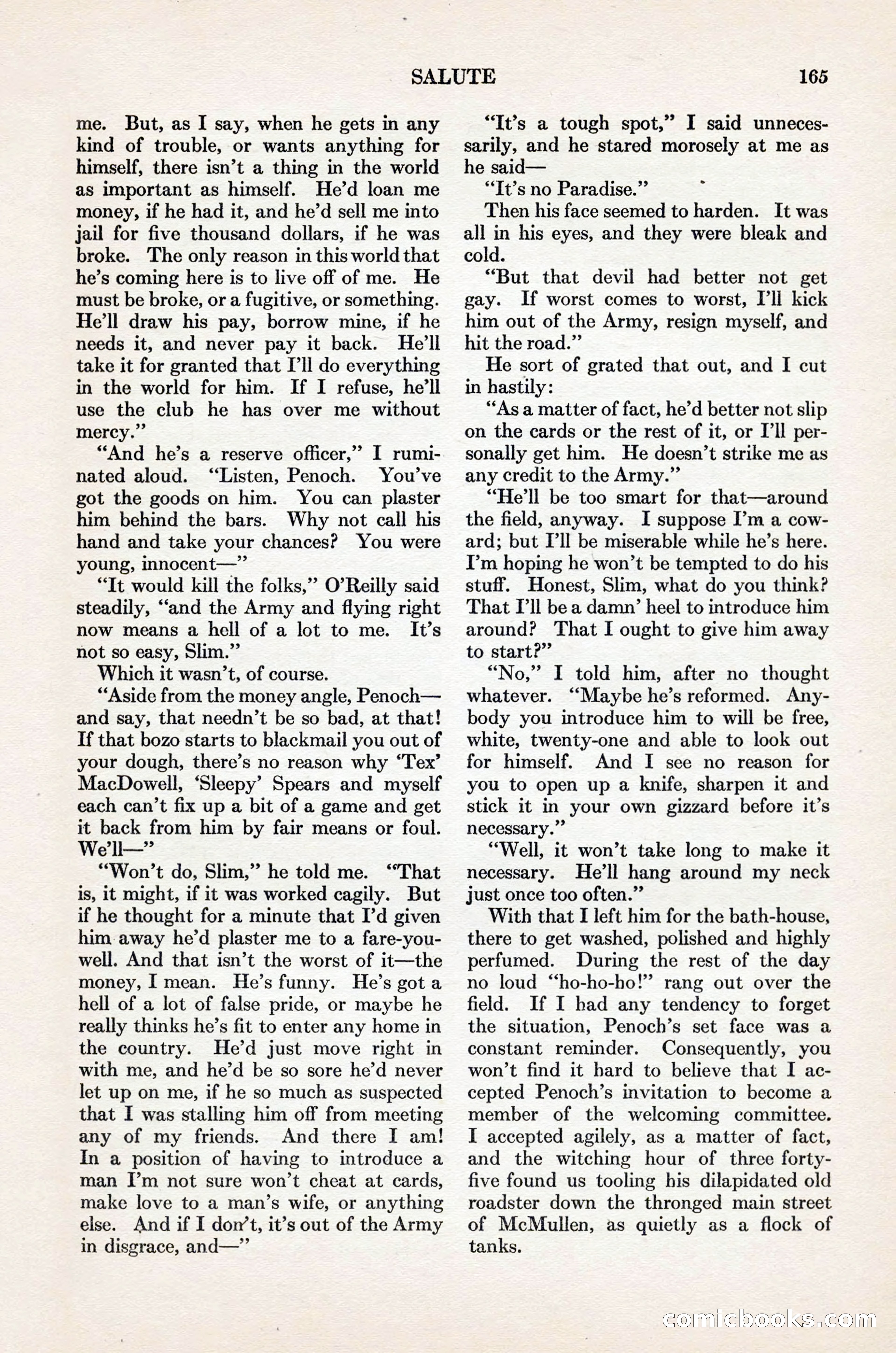 Adventure Magazine Cover, November 1, 1927 — page 179 of 208