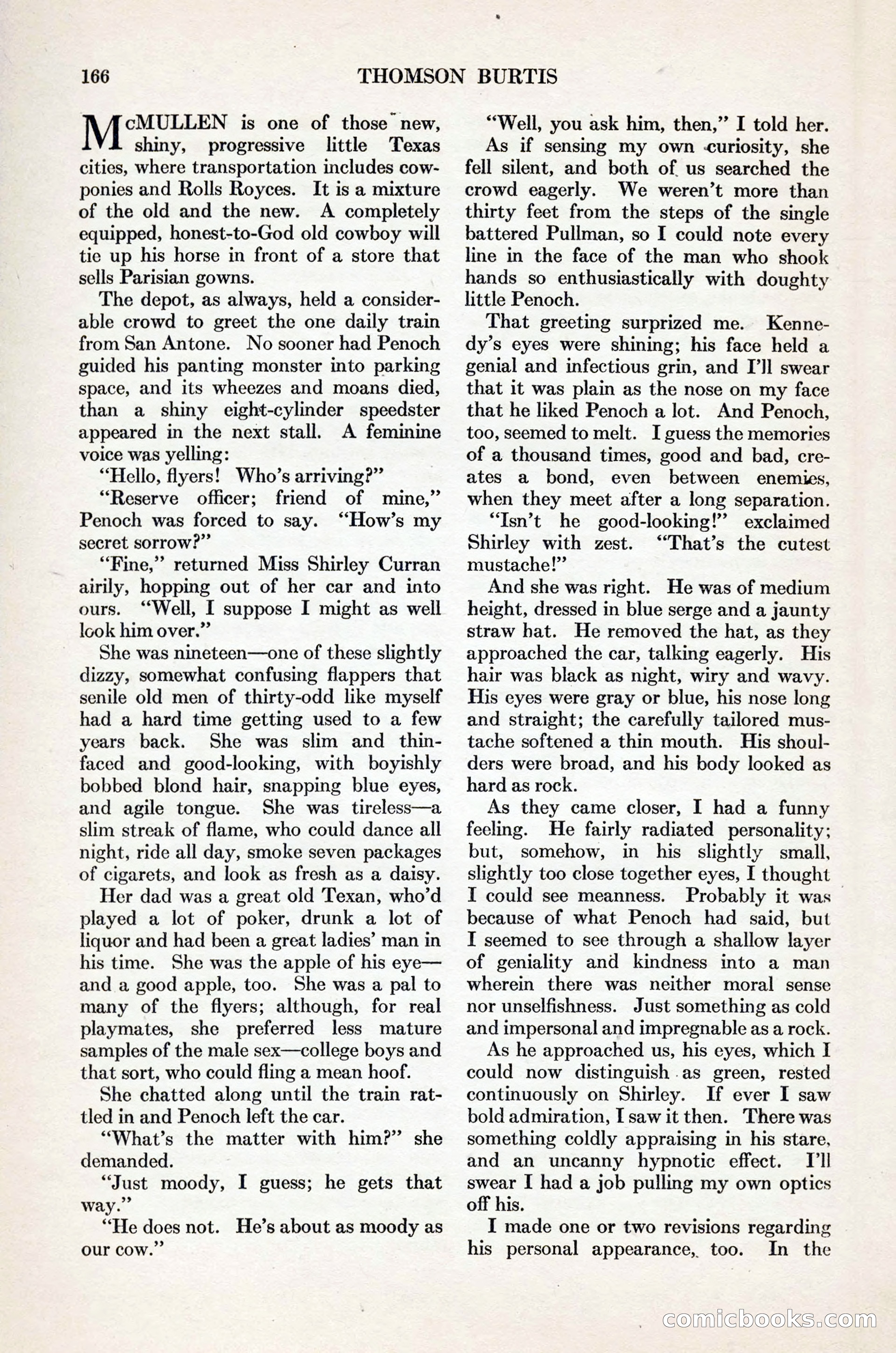 Adventure Magazine Cover, November 1, 1927 — page 180 of 208