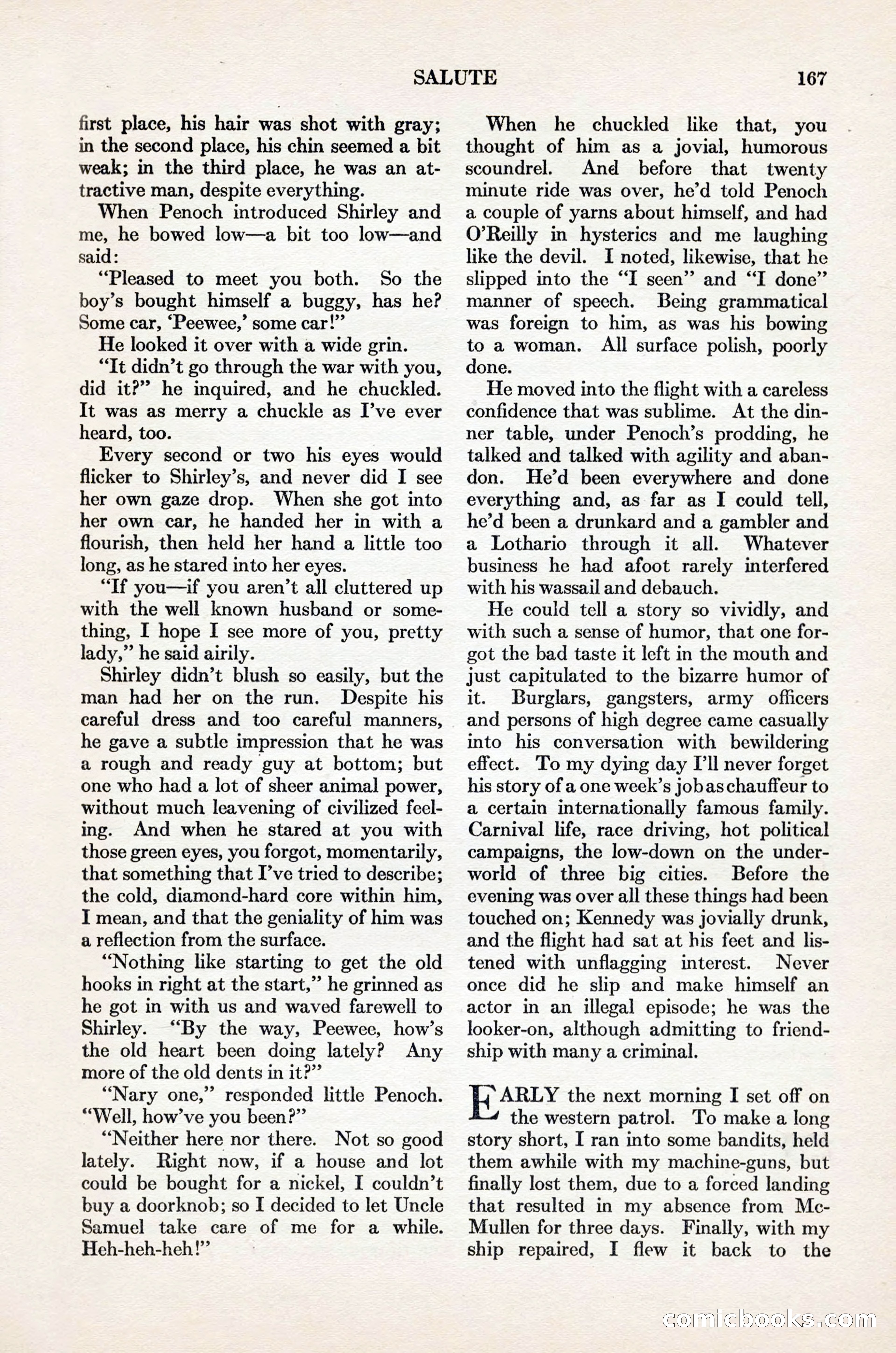 Adventure Magazine Cover, November 1, 1927 — page 181 of 208