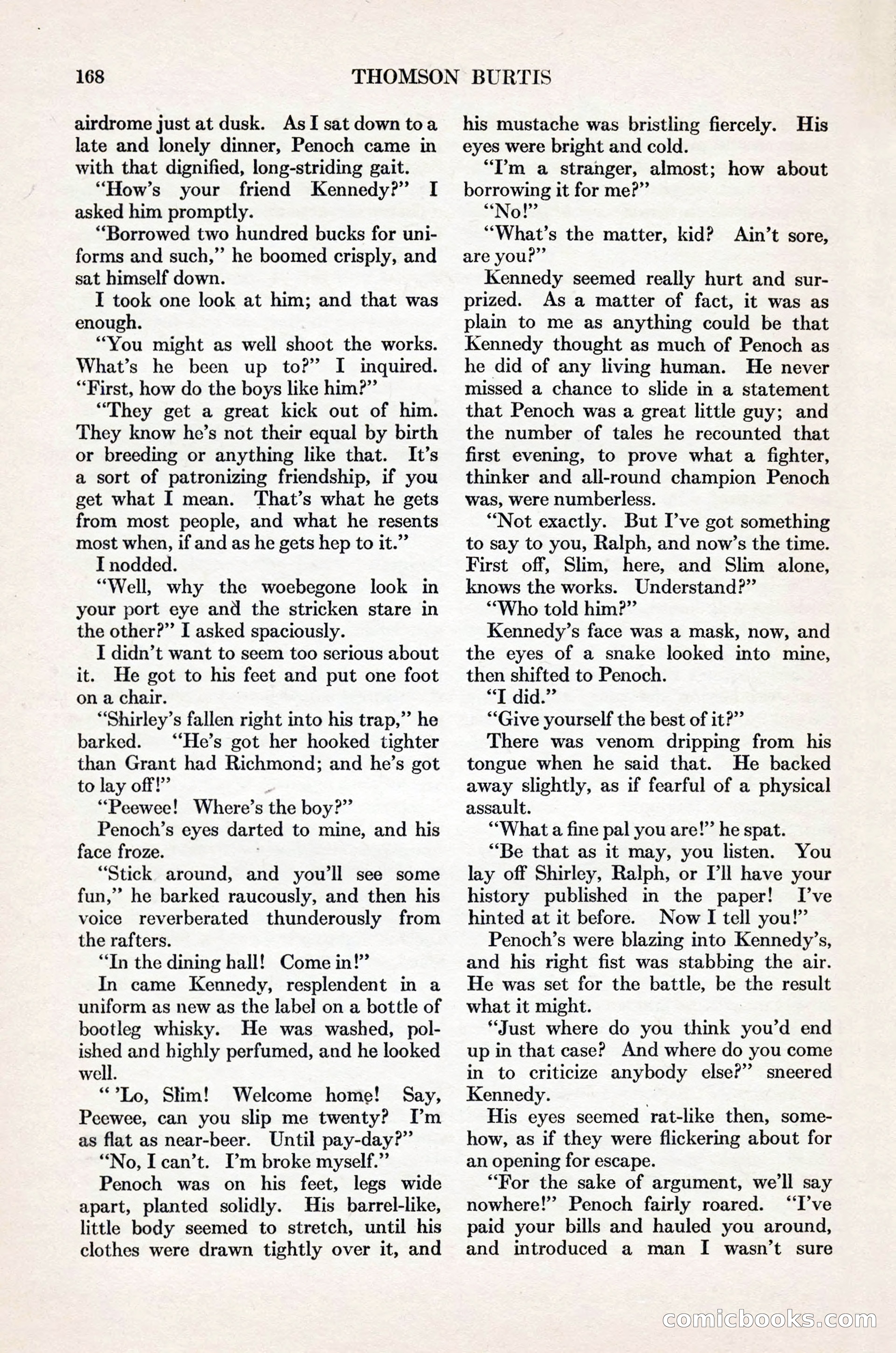 Adventure Magazine Cover, November 1, 1927 — page 182 of 208