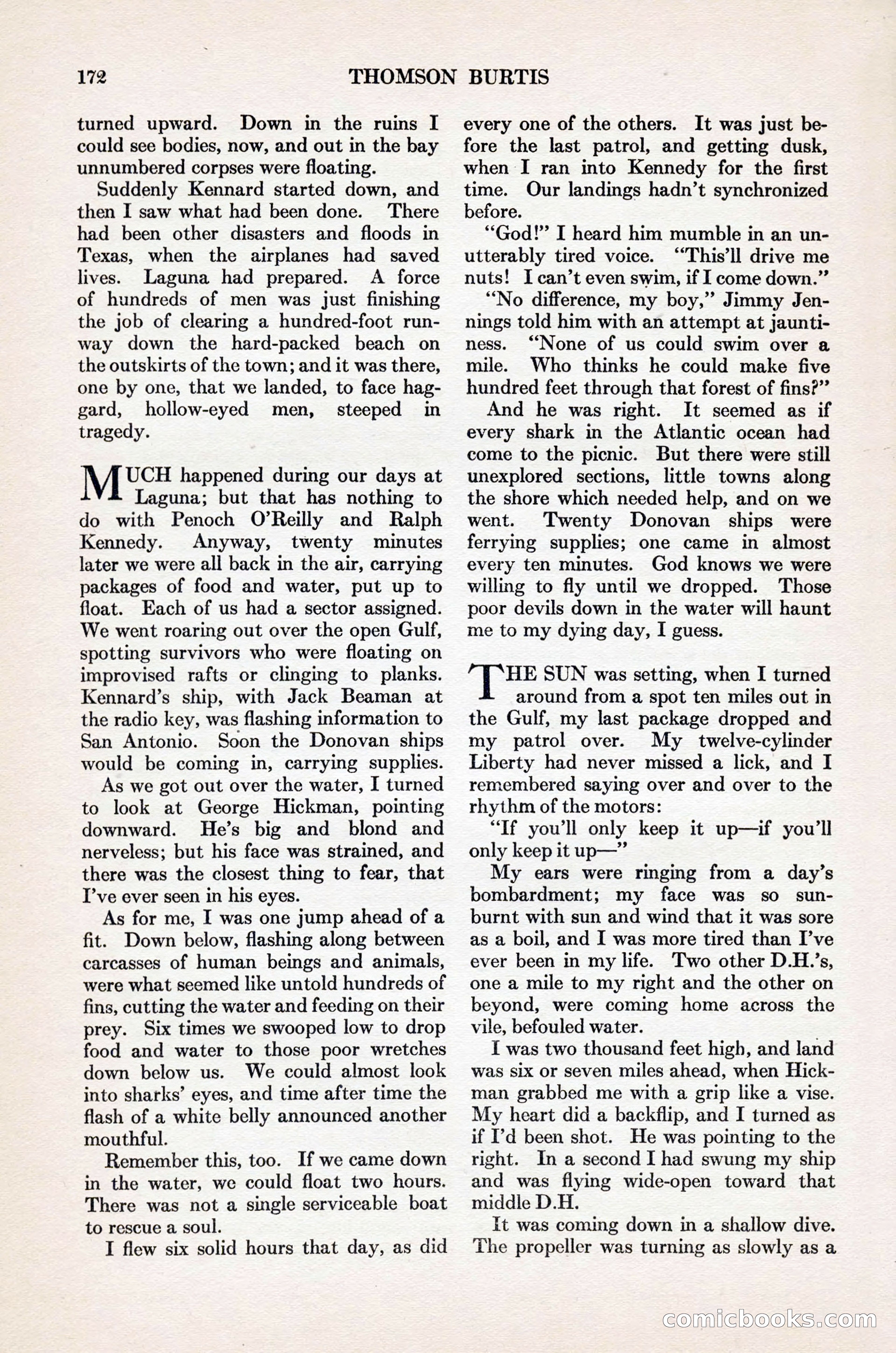 Adventure Magazine Cover, November 1, 1927 — page 186 of 208