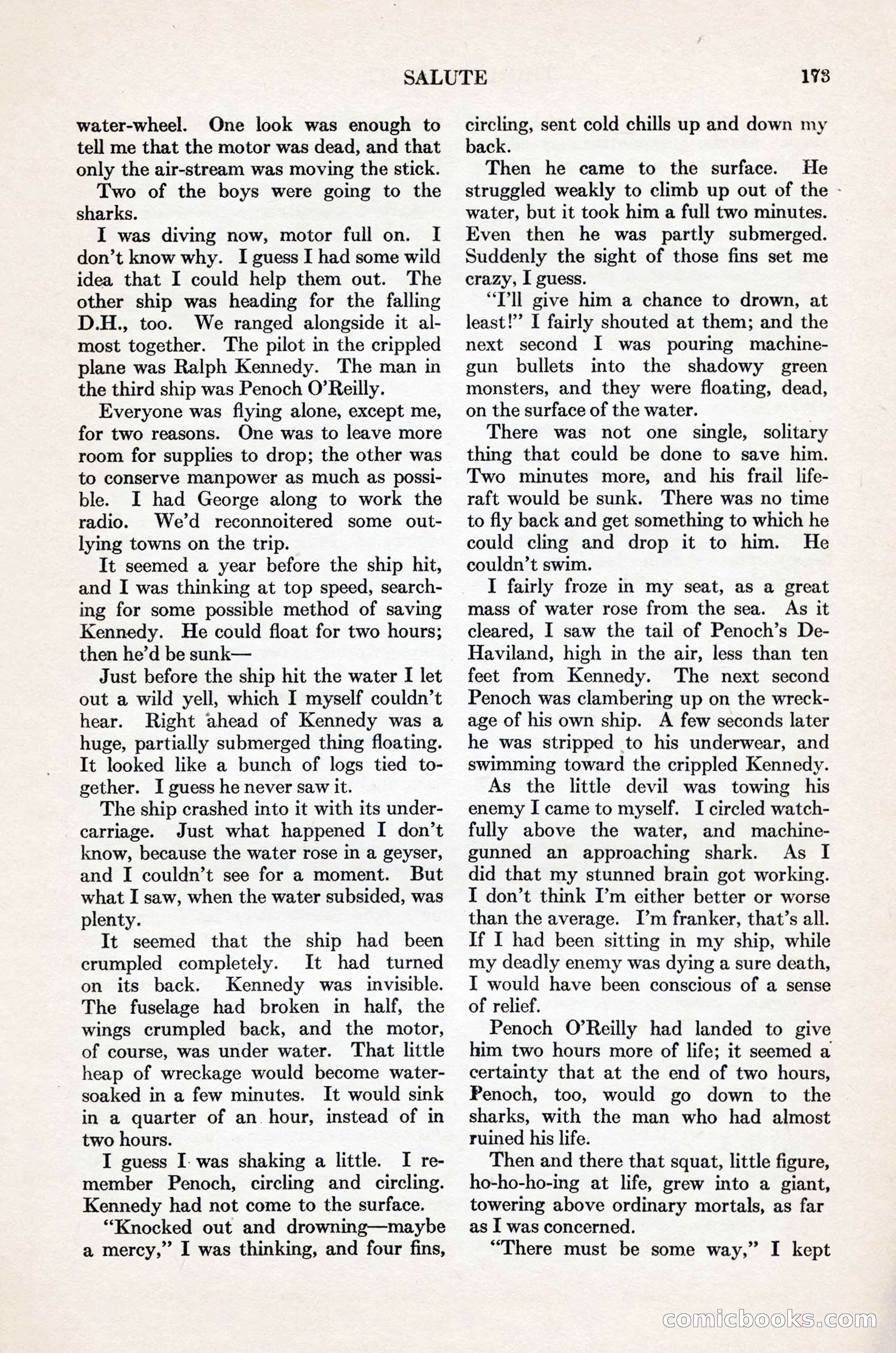 Adventure Magazine Cover, November 1, 1927 — page 187 of 208