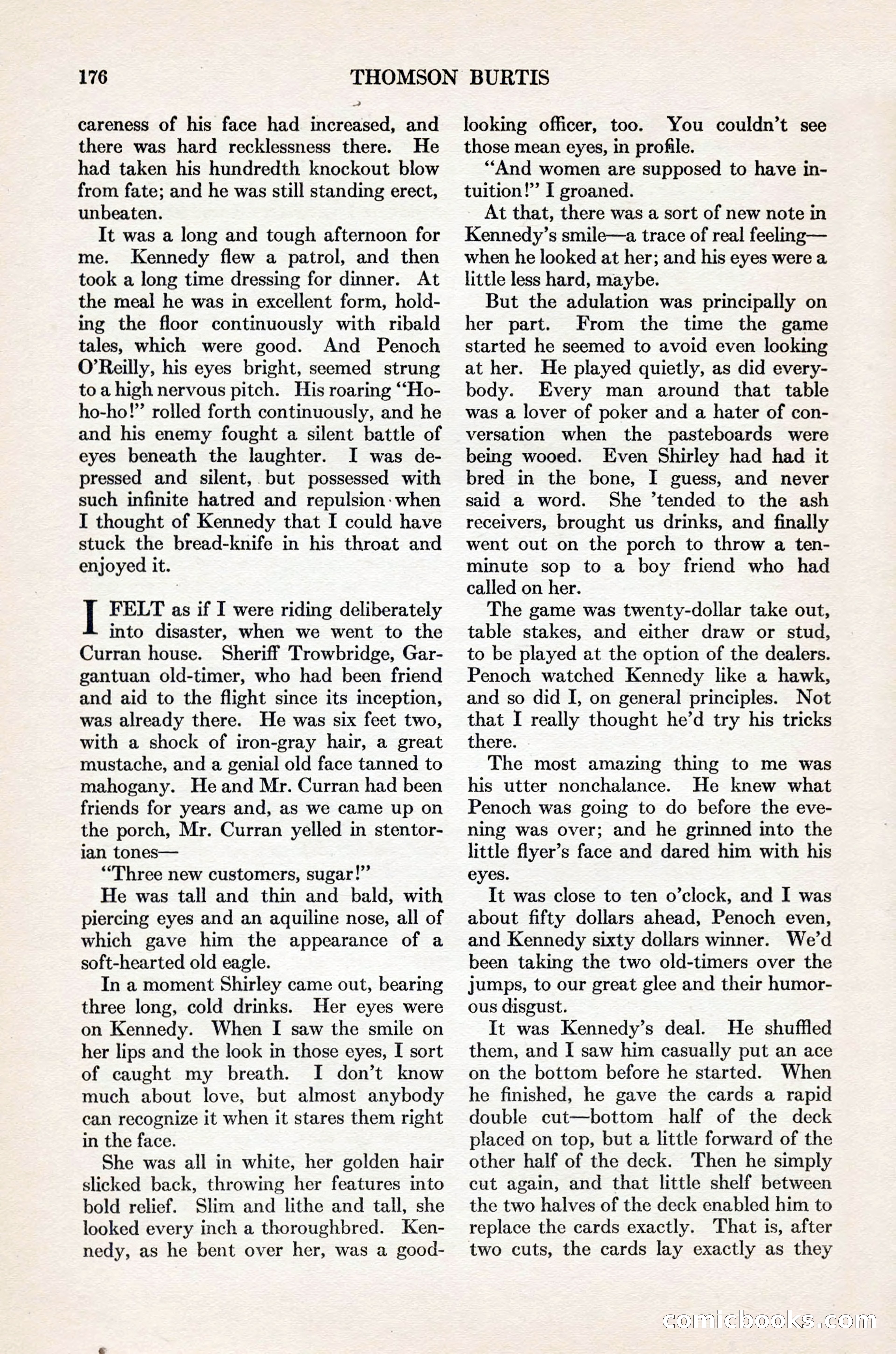 Adventure Magazine Cover, November 1, 1927 — page 190 of 208