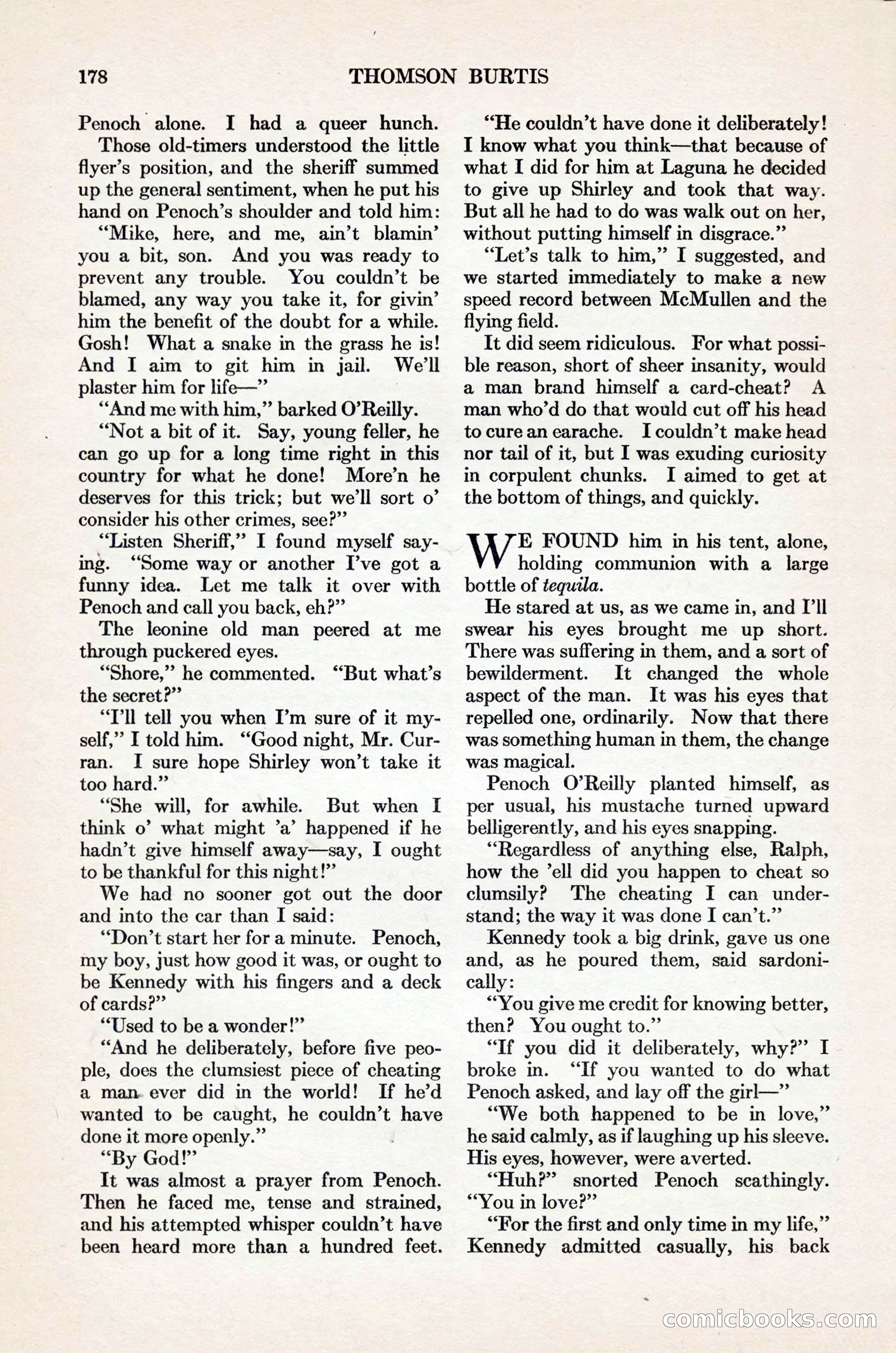 Adventure Magazine Cover, November 1, 1927 — page 192 of 208