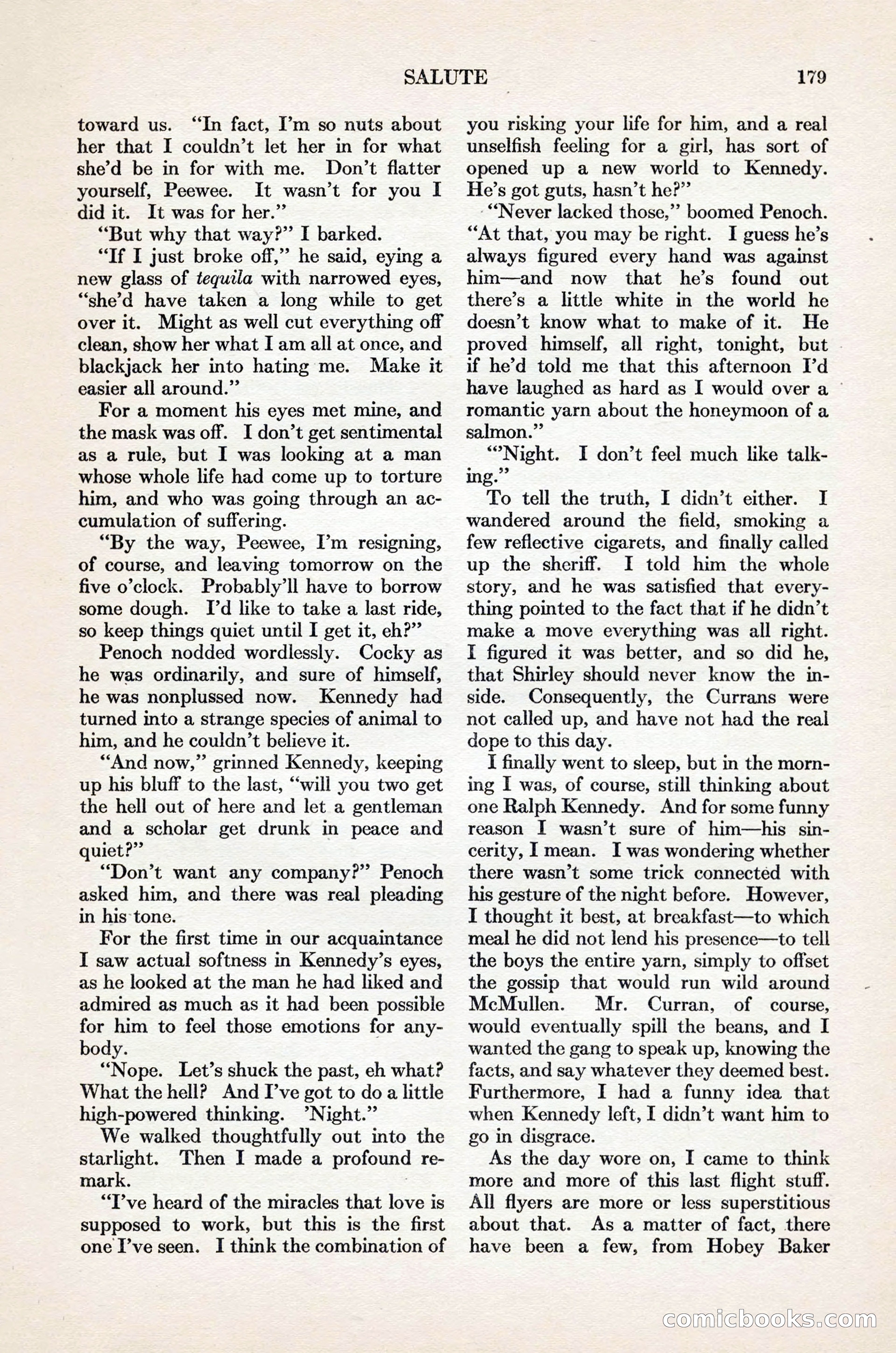 Adventure Magazine Cover, November 1, 1927 — page 193 of 208
