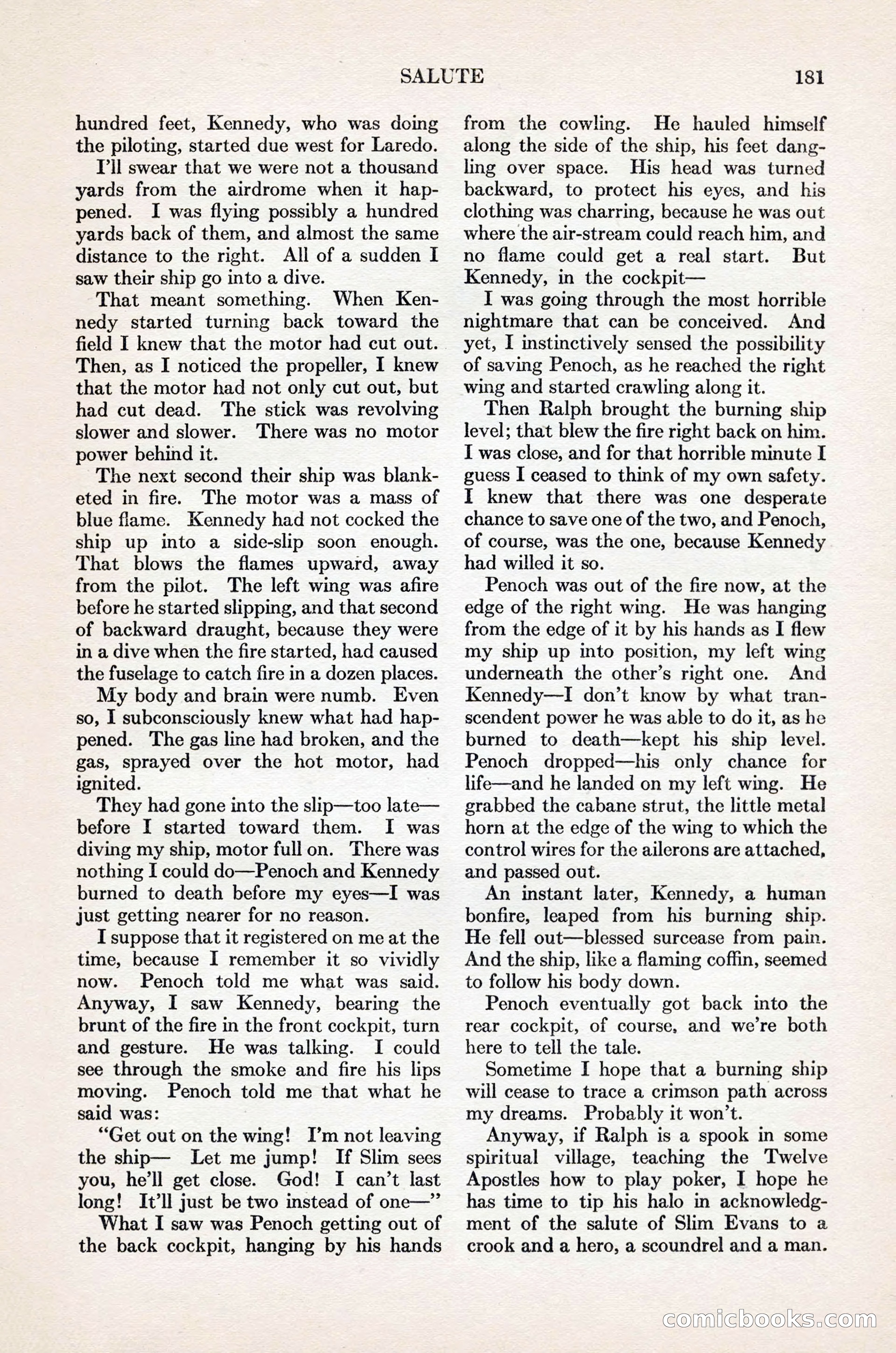 Adventure Magazine Cover, November 1, 1927 — page 195 of 208