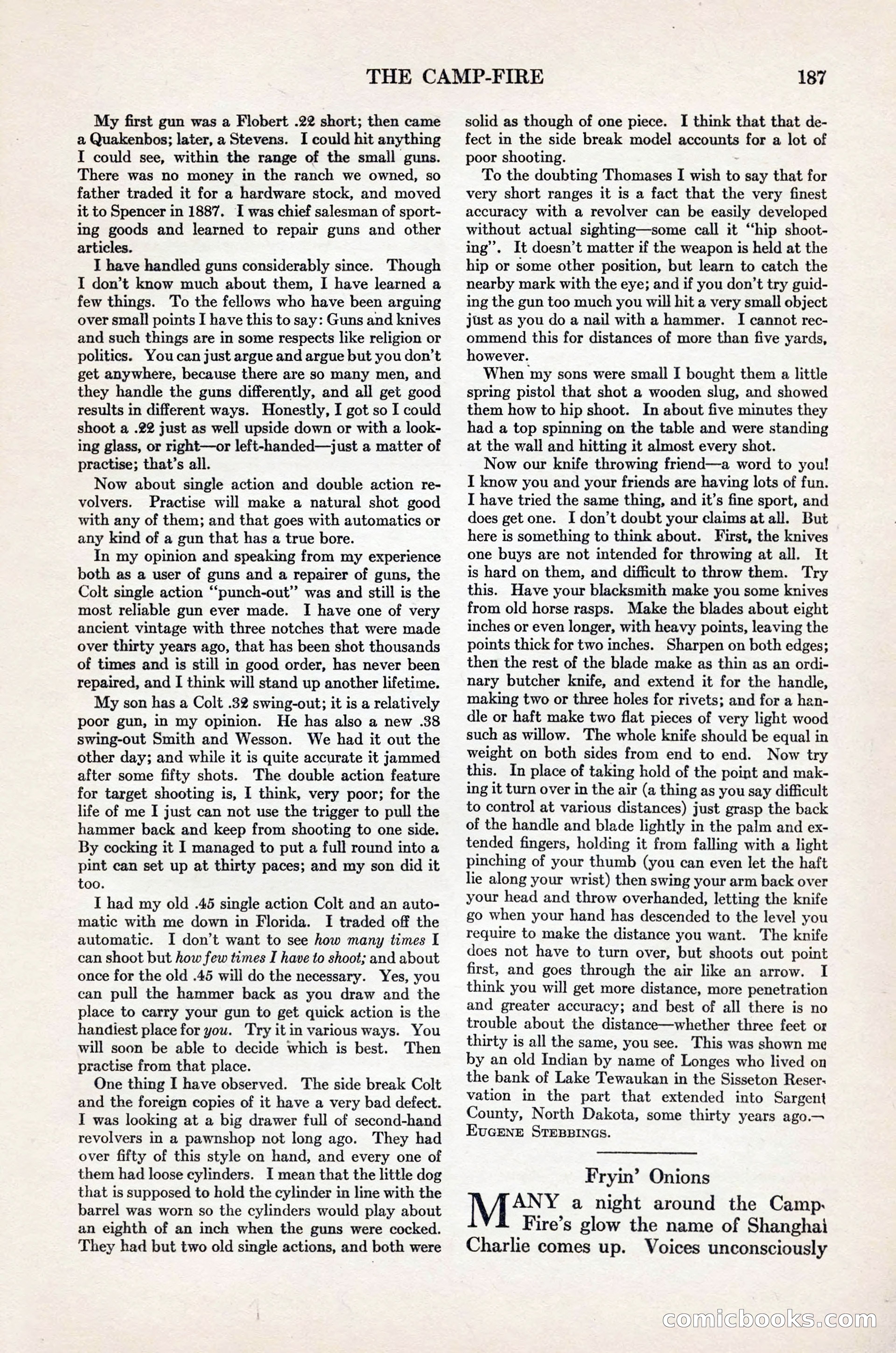 Adventure Magazine Cover, November 1, 1927 — page 201 of 208
