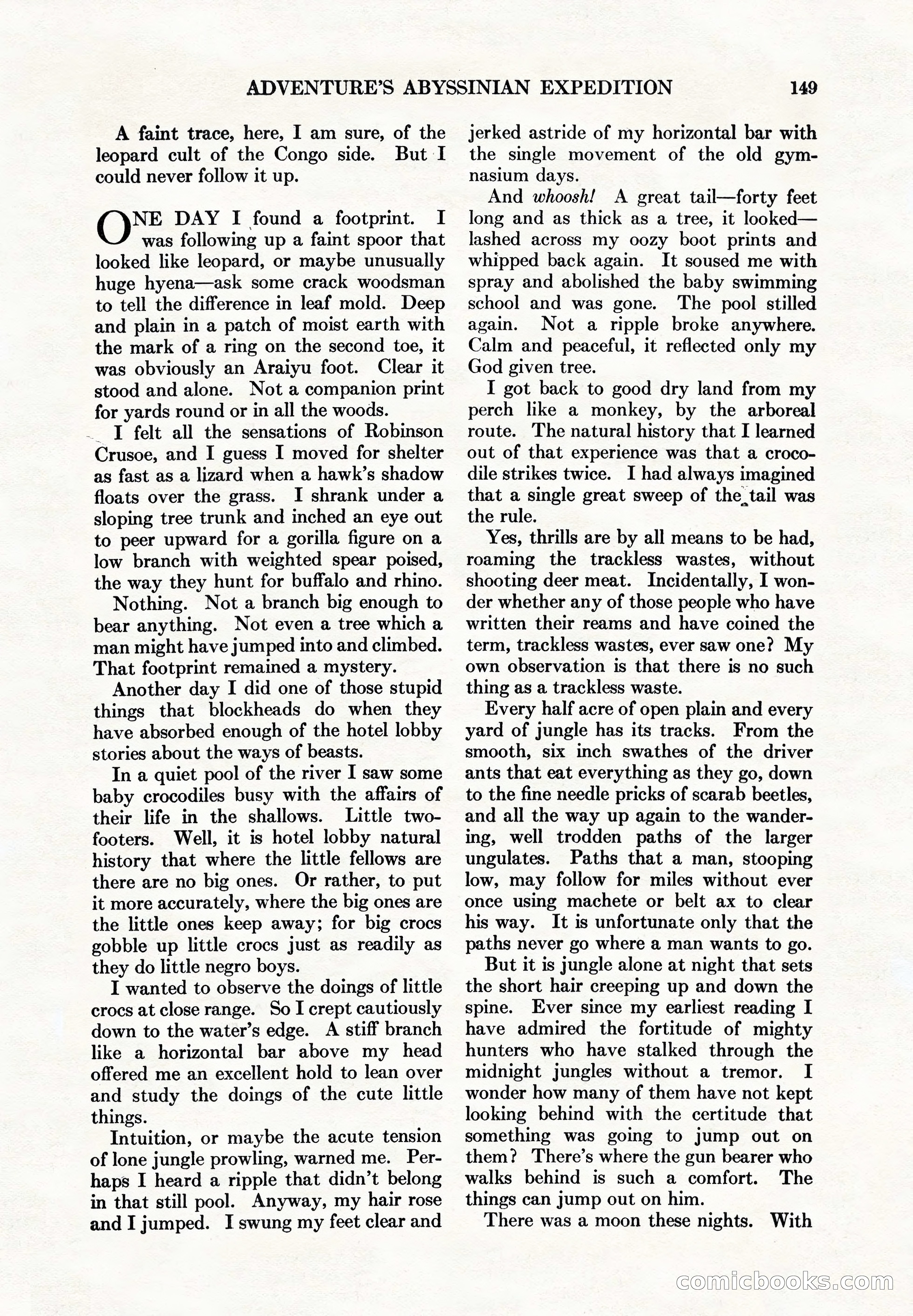 Adventure Magazine Cover — page 151 of 194