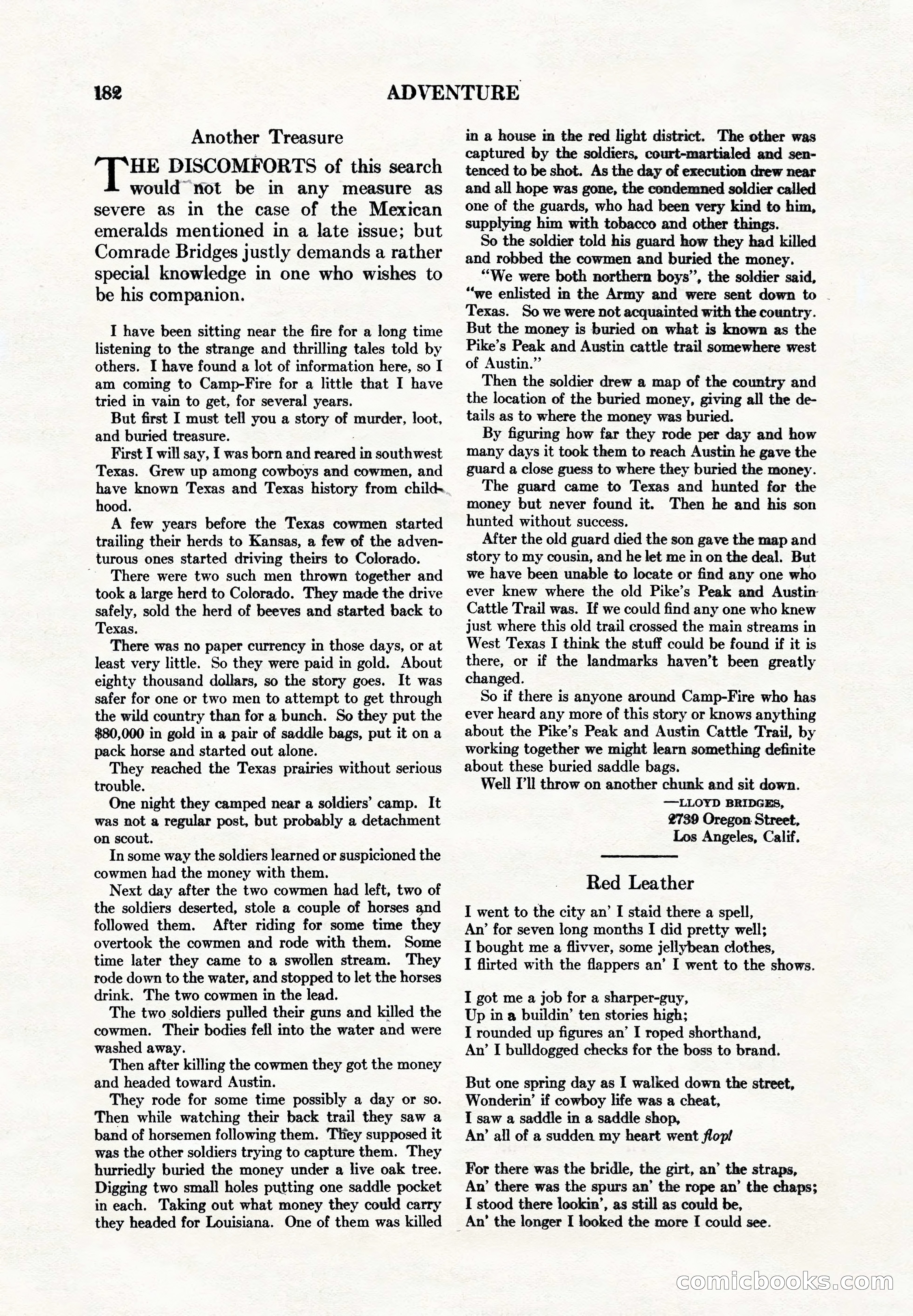 Adventure Magazine Cover — page 184 of 194