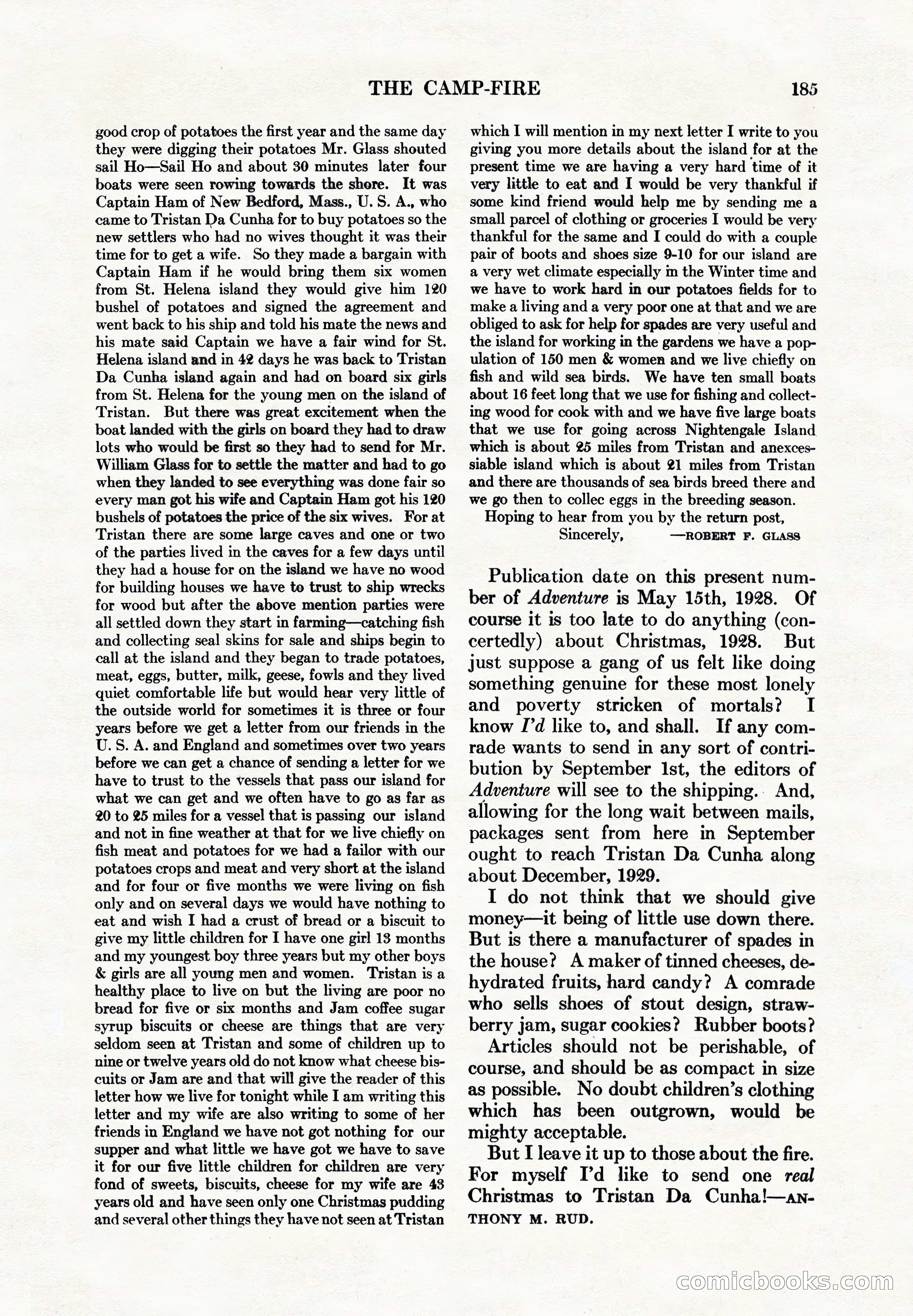 Adventure Magazine Cover — page 187 of 194