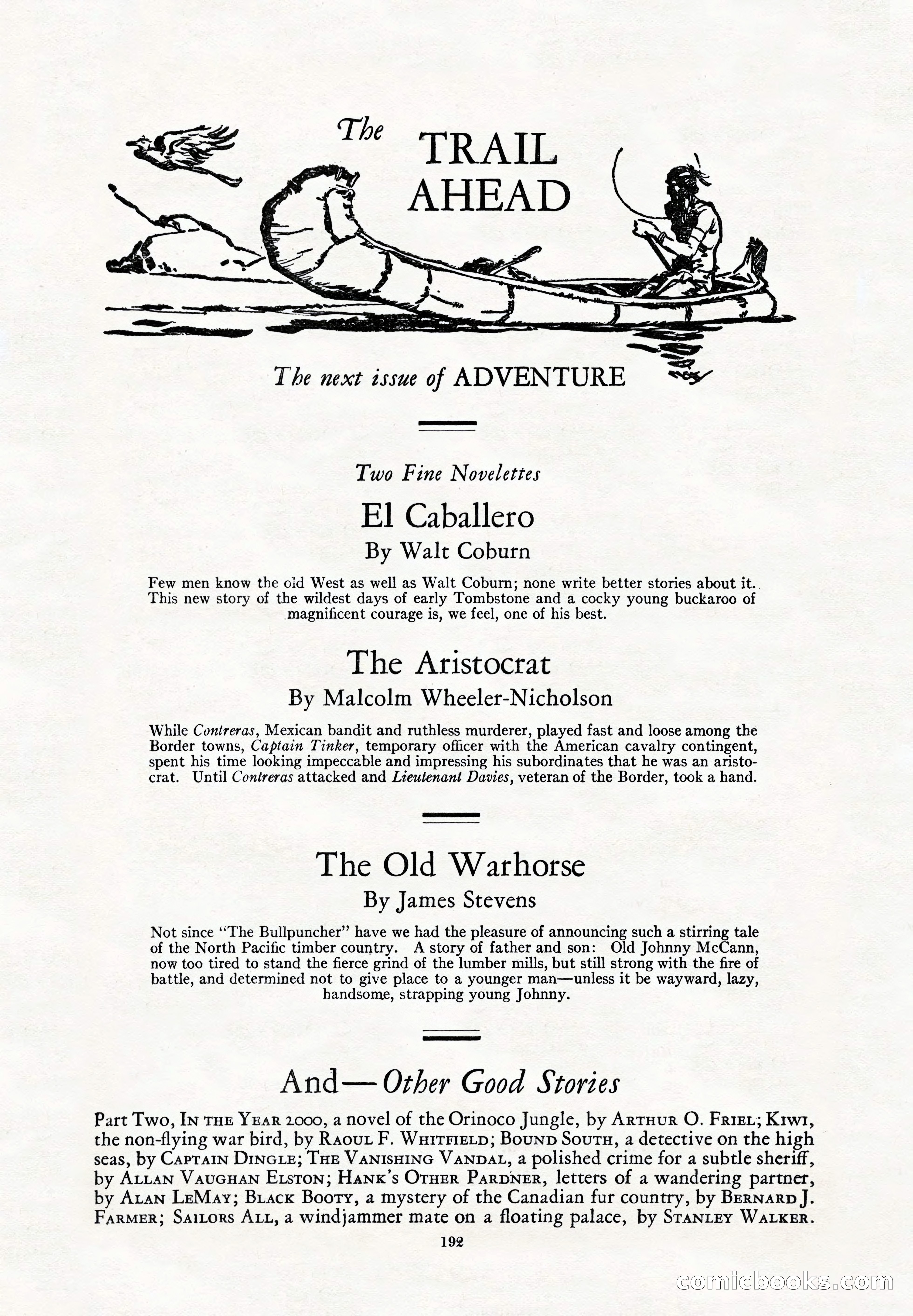 Adventure Magazine Cover — page 194 of 194