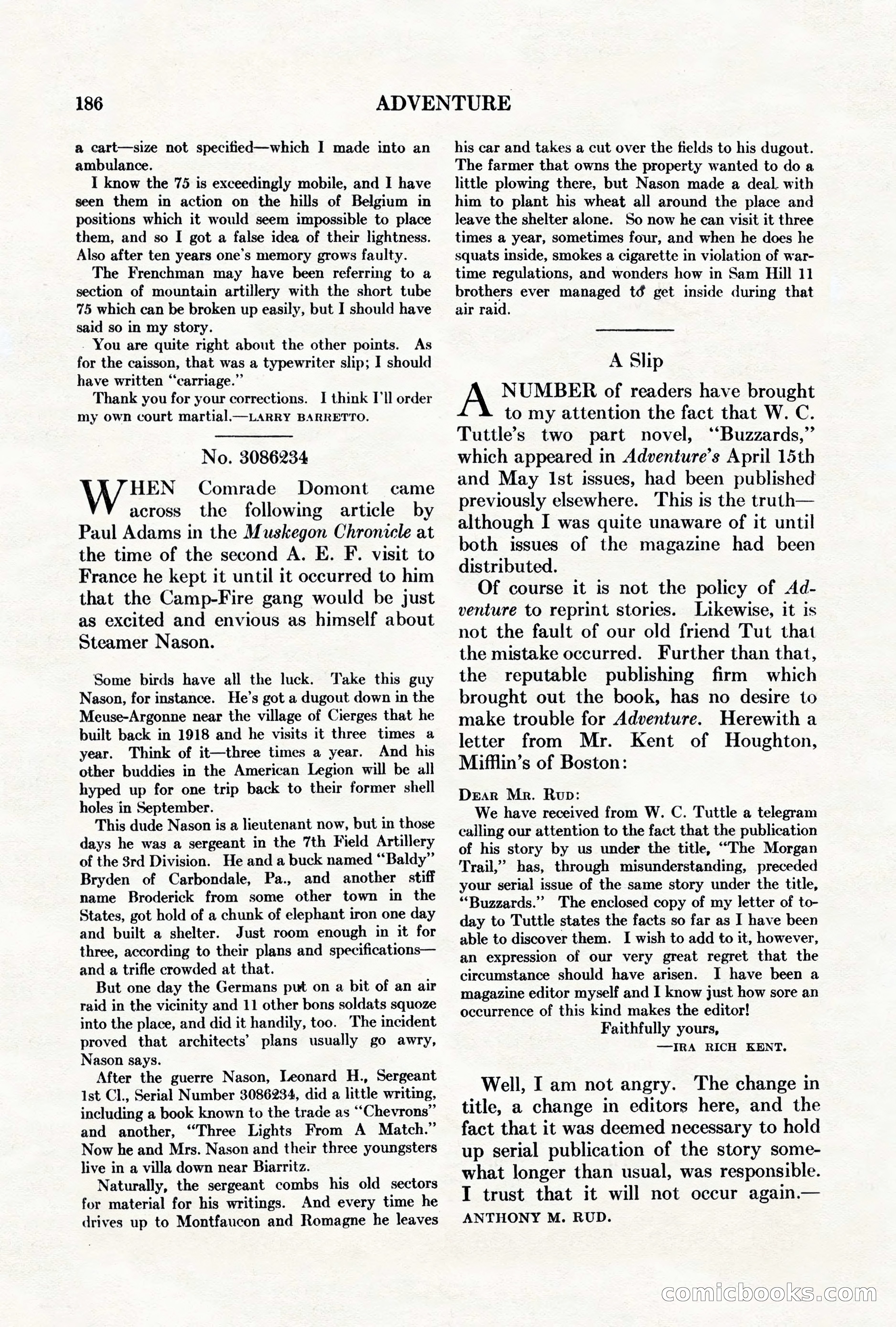 Adventure Magazine Cover — page 188 of 194