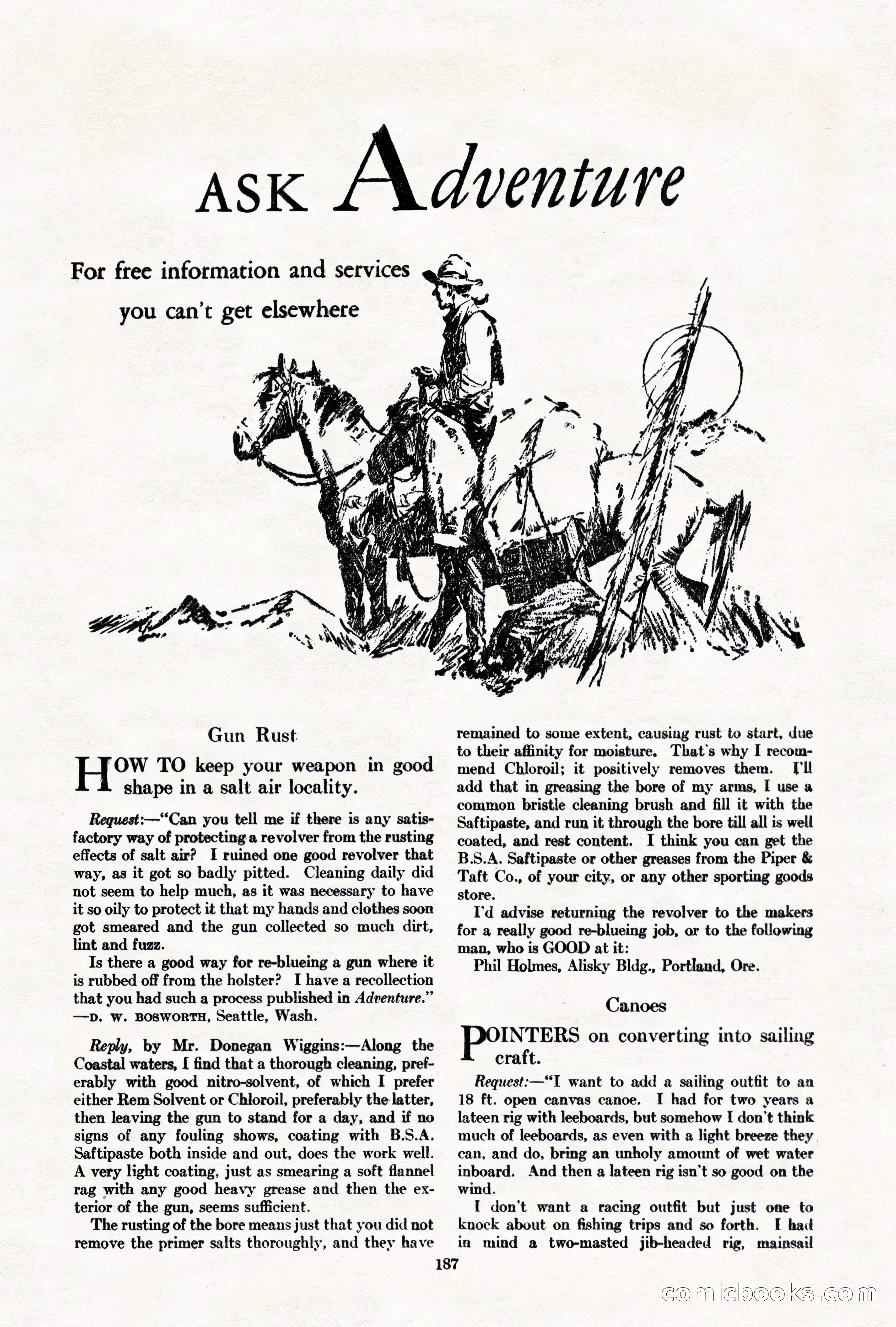 Adventure Magazine Cover — page 189 of 194