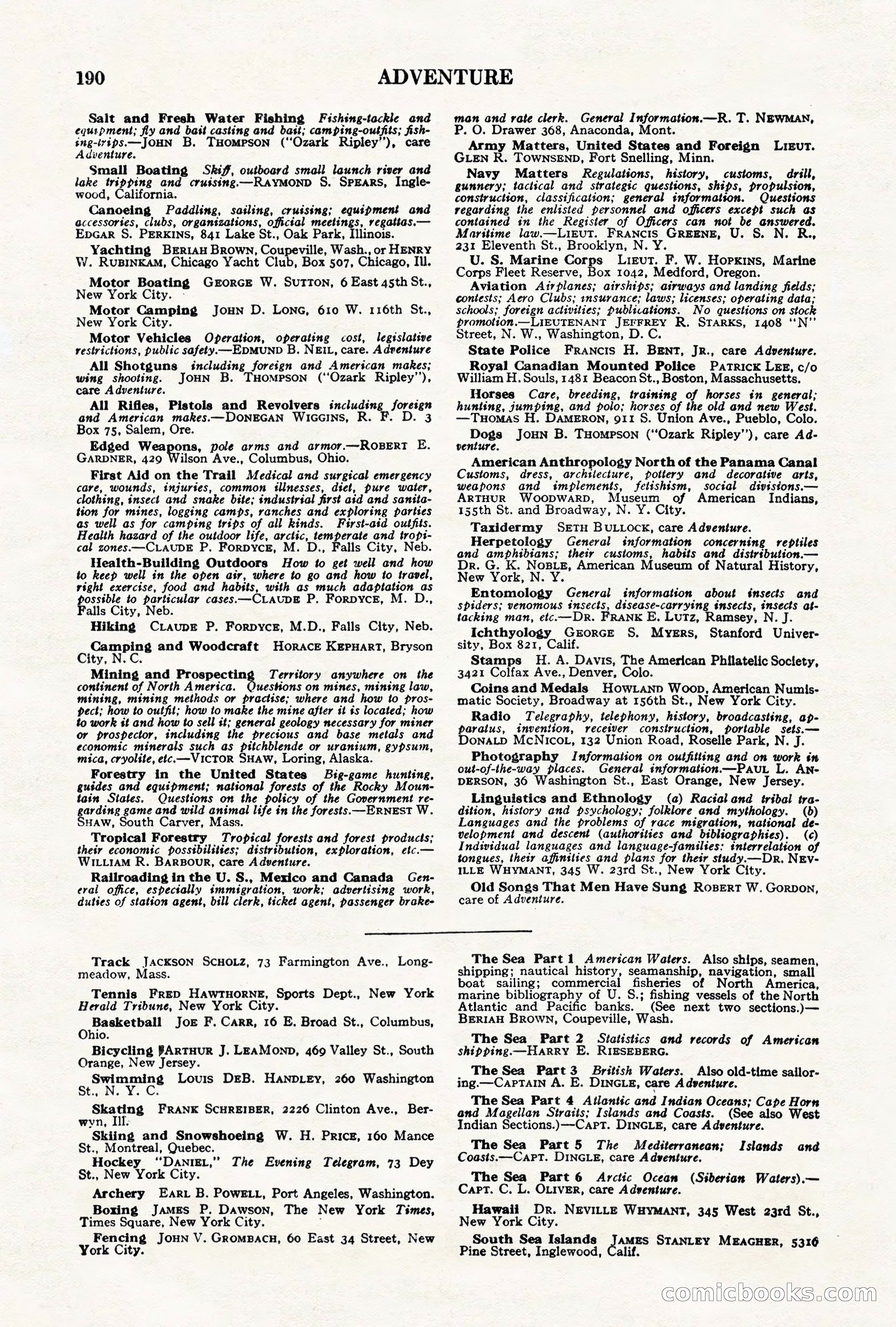 Adventure Magazine Cover — page 192 of 194