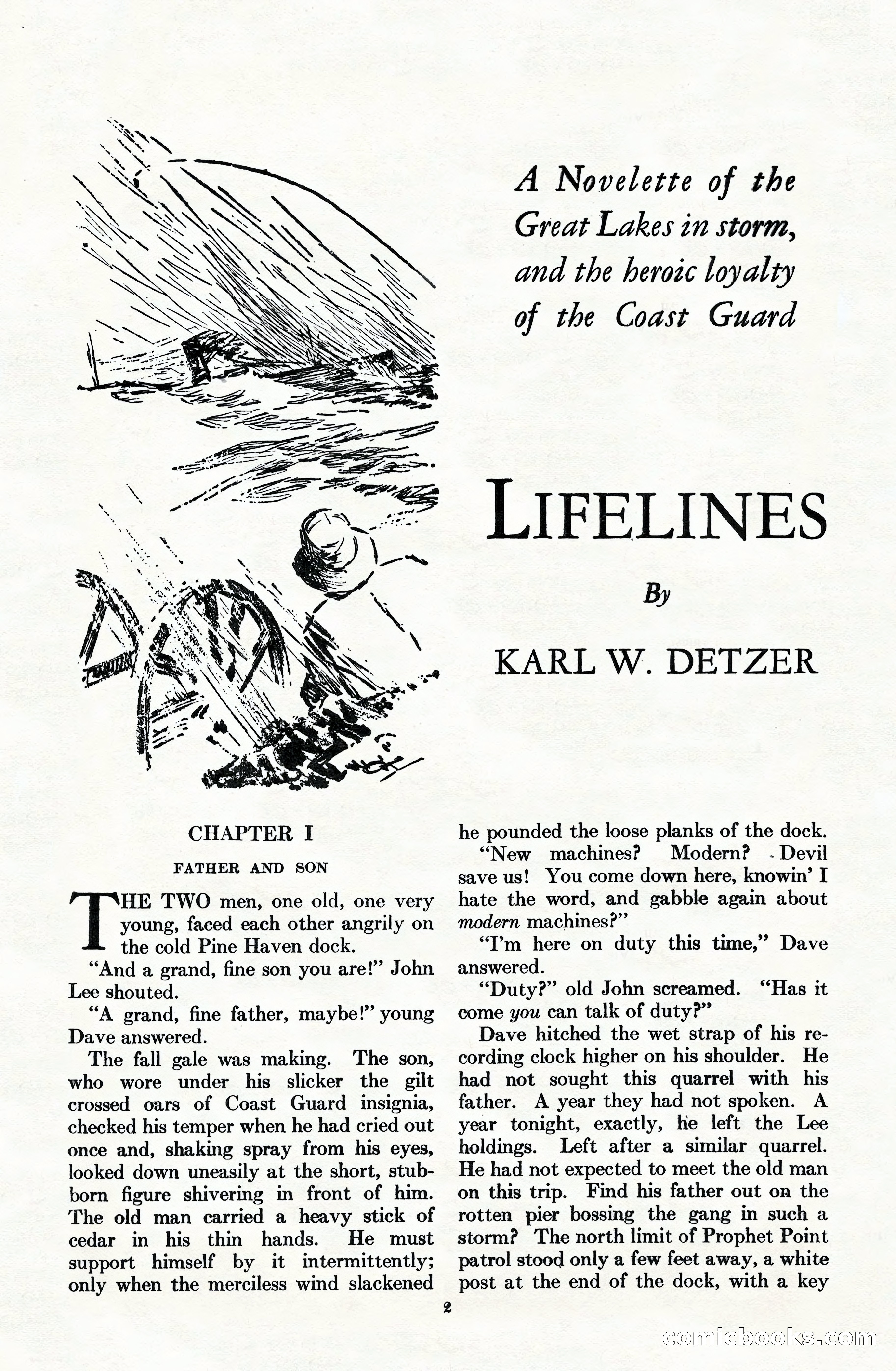 Adventure Magazine Cover, June 15, 1928 — page 4 of 194