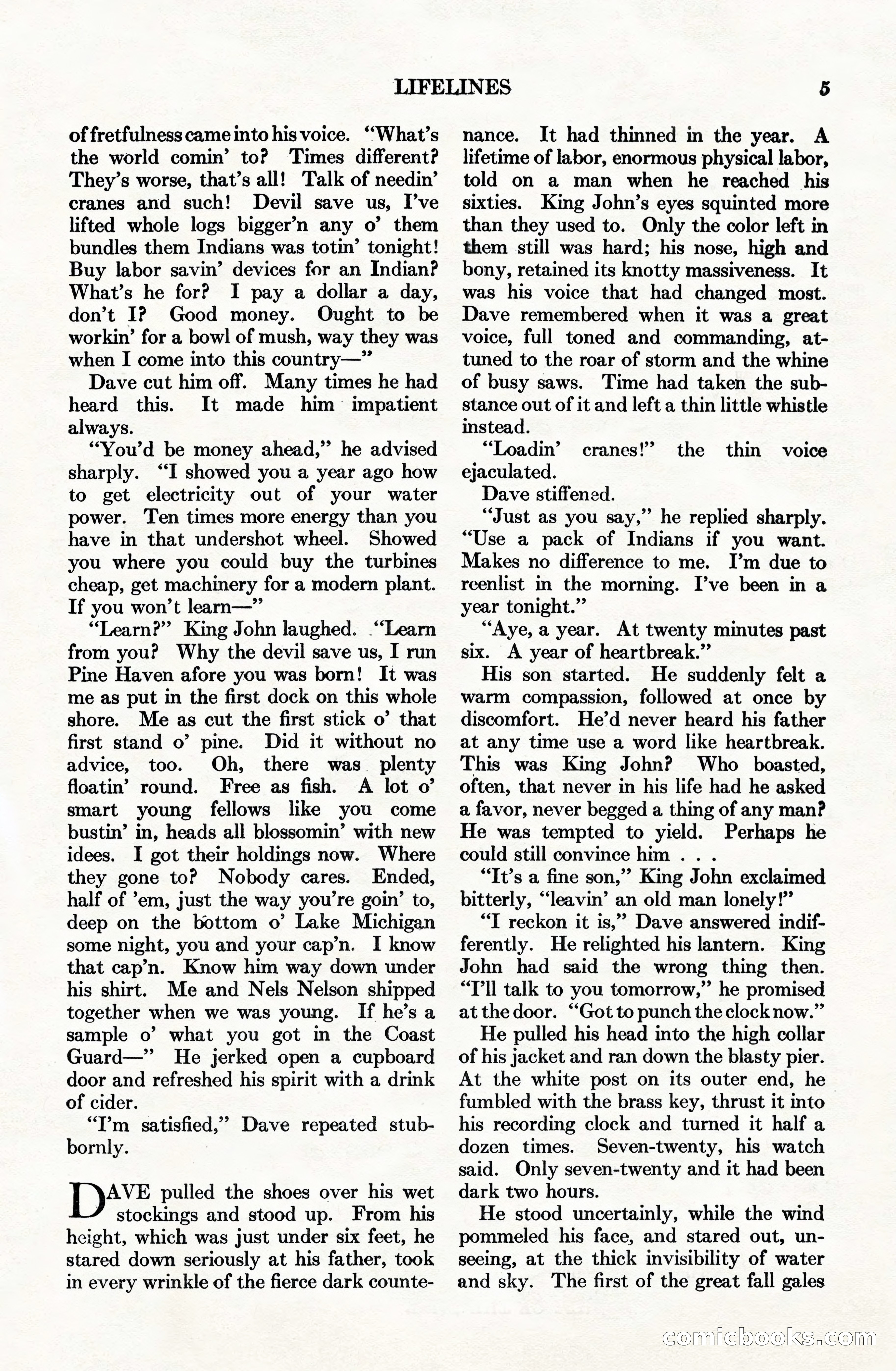 Adventure Magazine Cover, June 15, 1928 — page 7 of 194