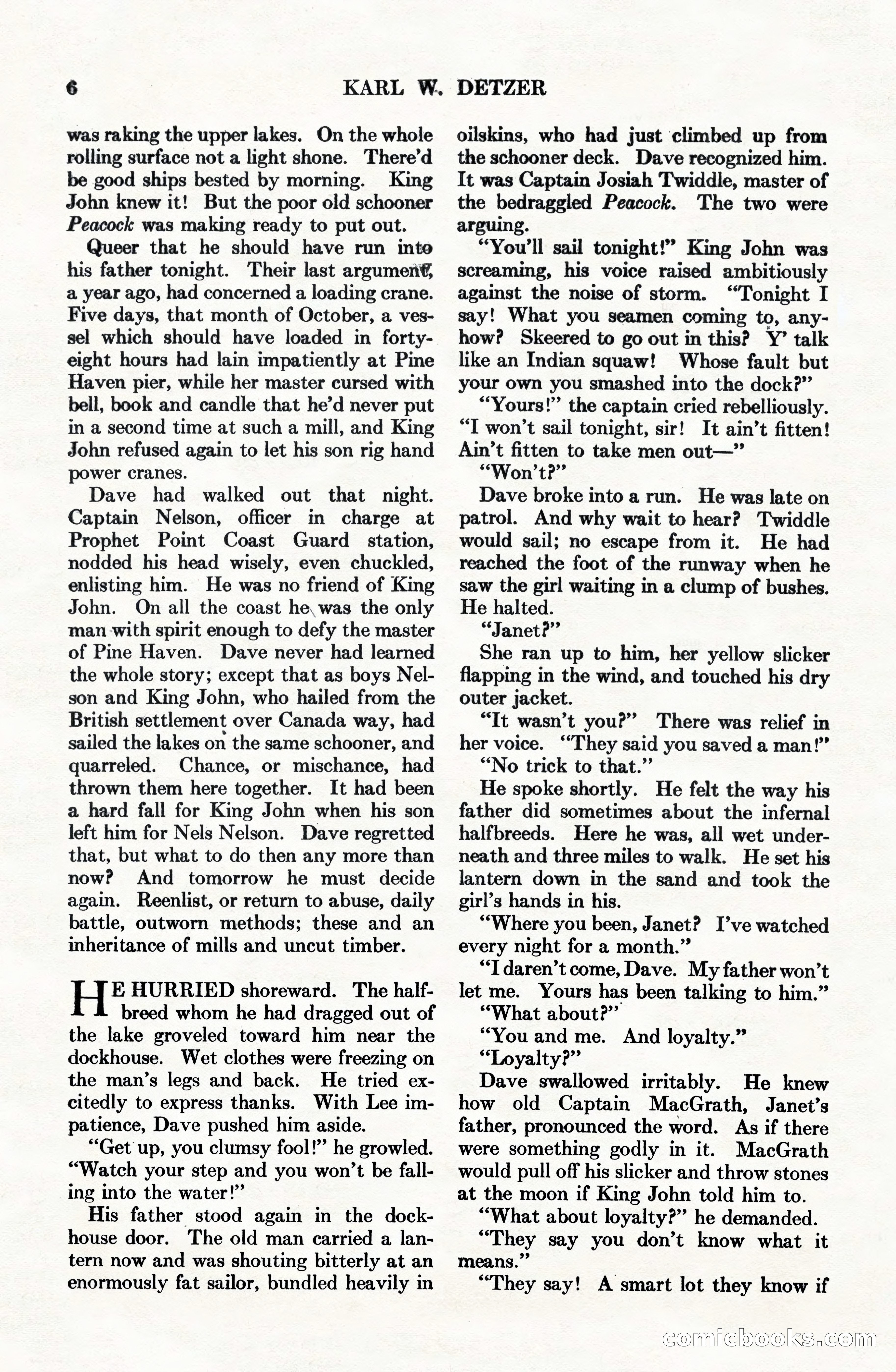 Adventure Magazine Cover, June 15, 1928 — page 8 of 194