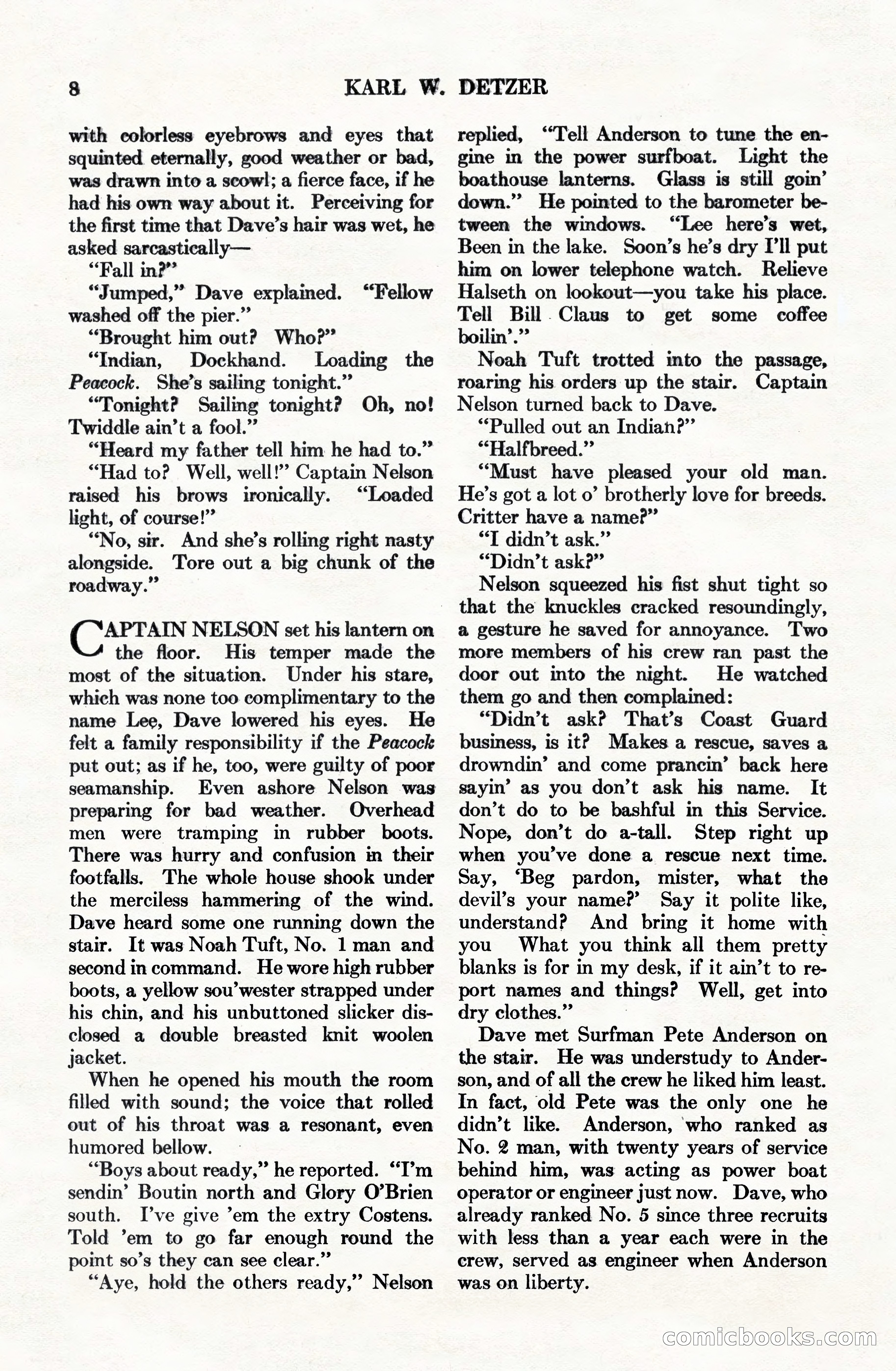 Adventure Magazine Cover, June 15, 1928 — page 10 of 194
