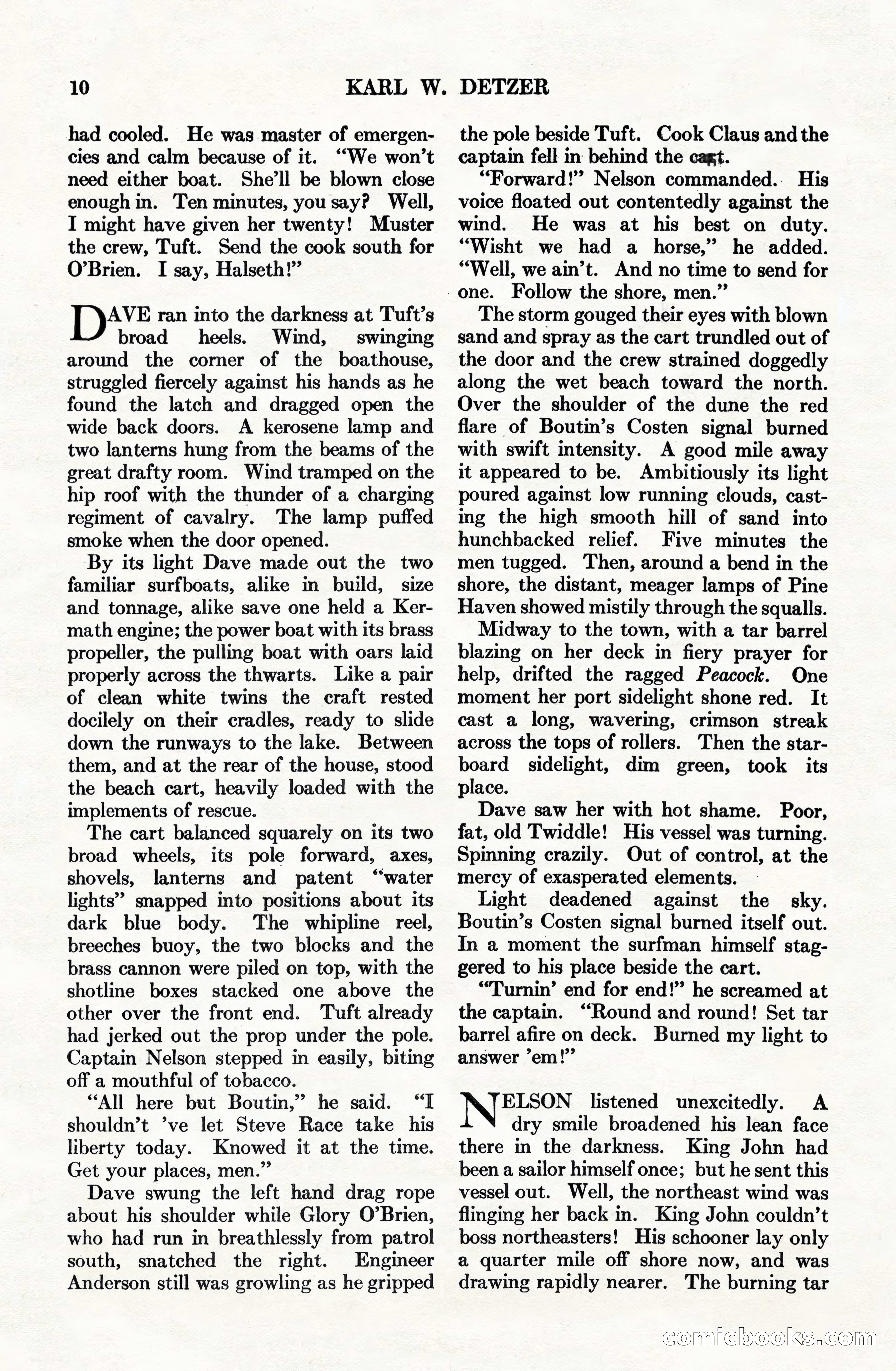 Adventure Magazine Cover, June 15, 1928 — page 12 of 194