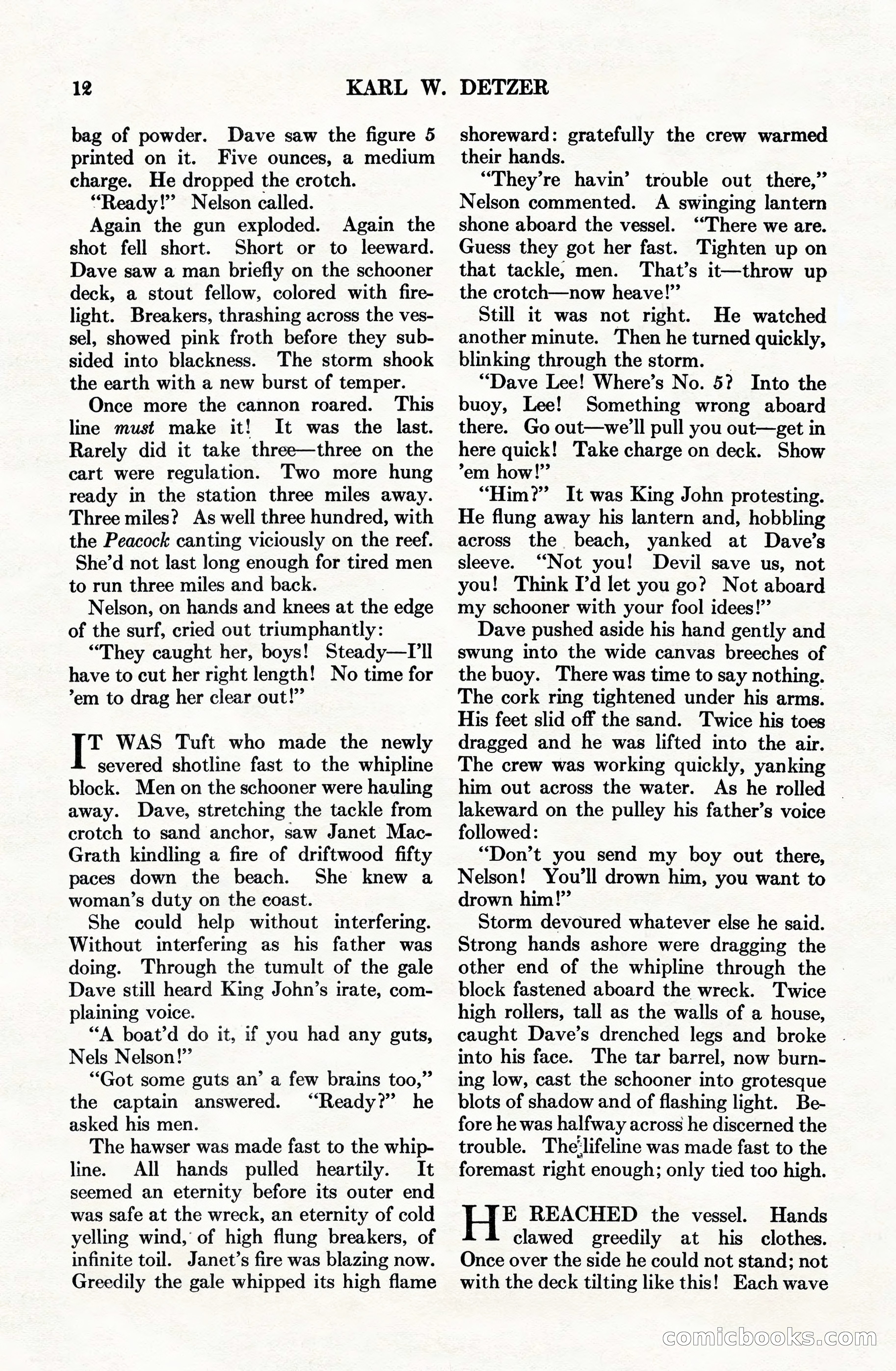 Adventure Magazine Cover, June 15, 1928 — page 14 of 194