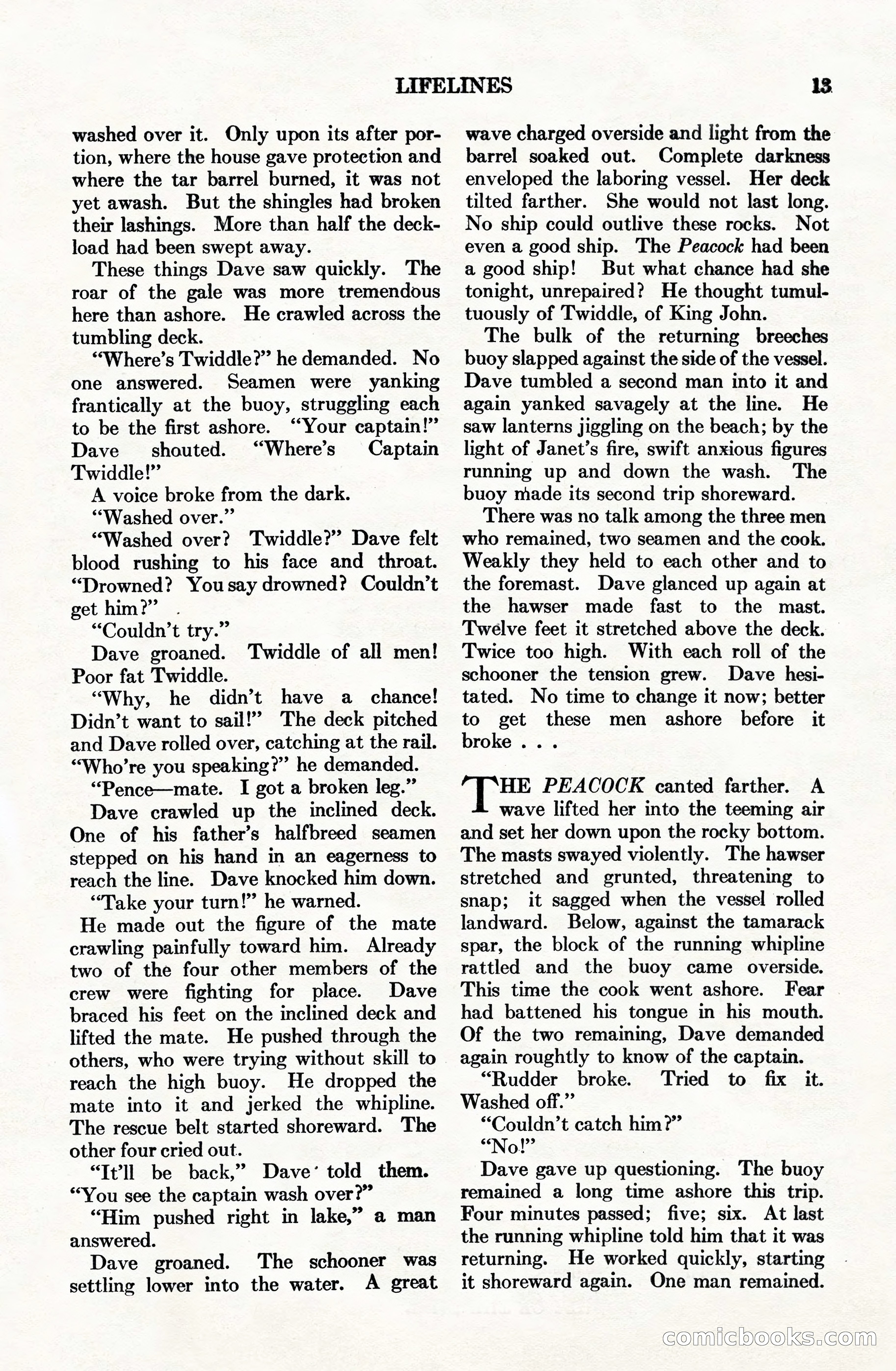 Adventure Magazine Cover, June 15, 1928 — page 15 of 194