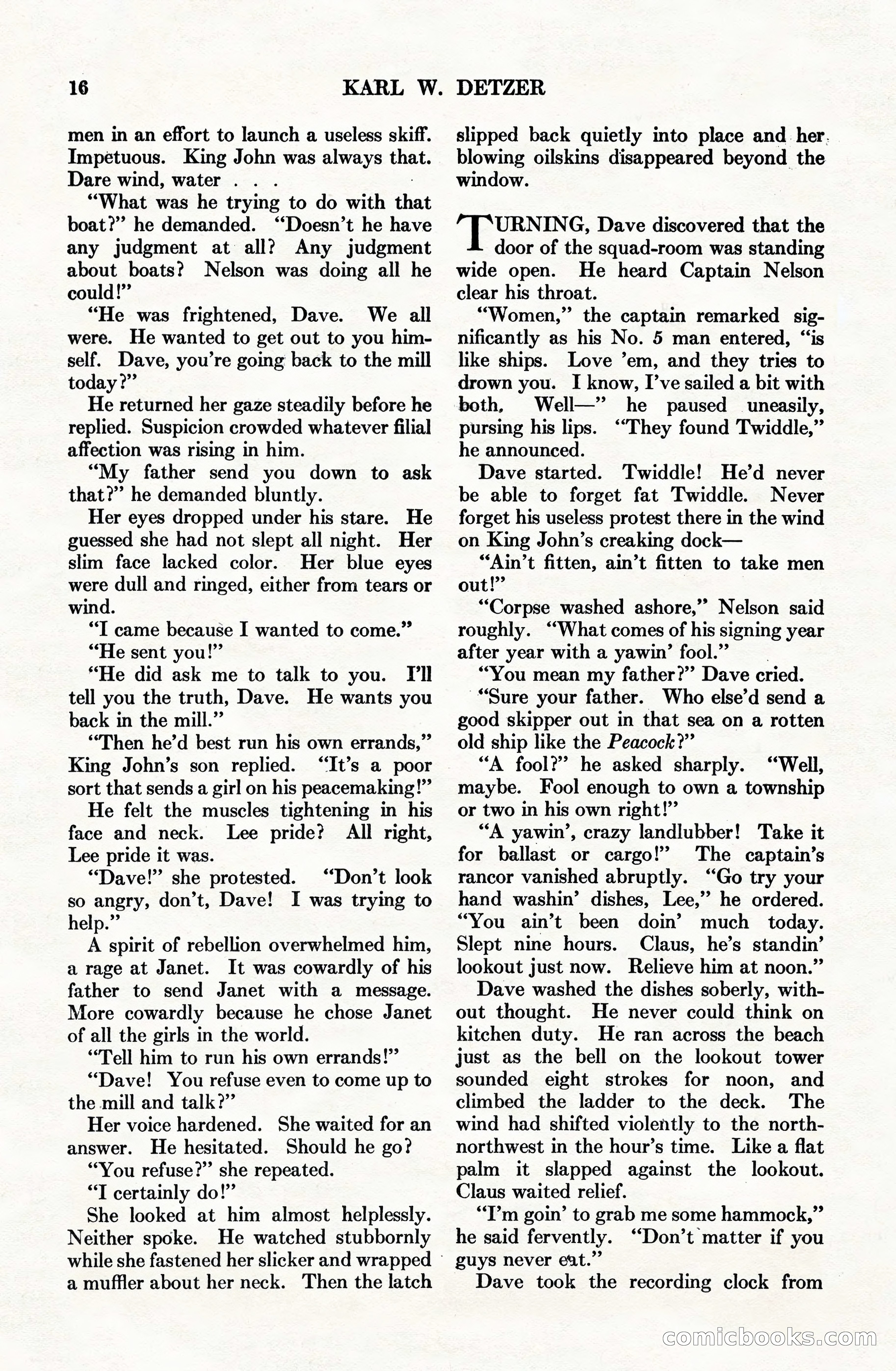 Adventure Magazine Cover, June 15, 1928 — page 18 of 194