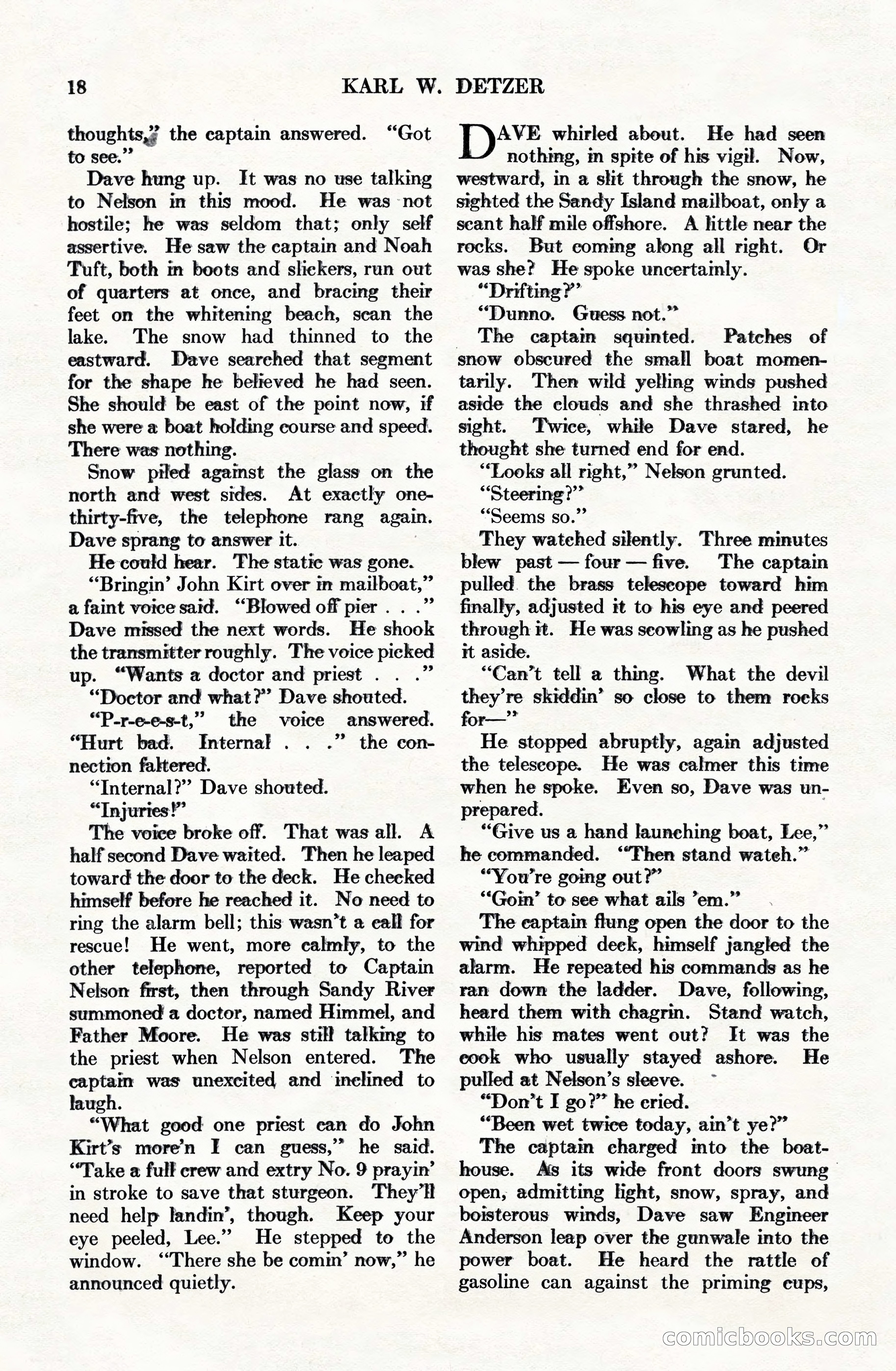 Adventure Magazine Cover, June 15, 1928 — page 20 of 194