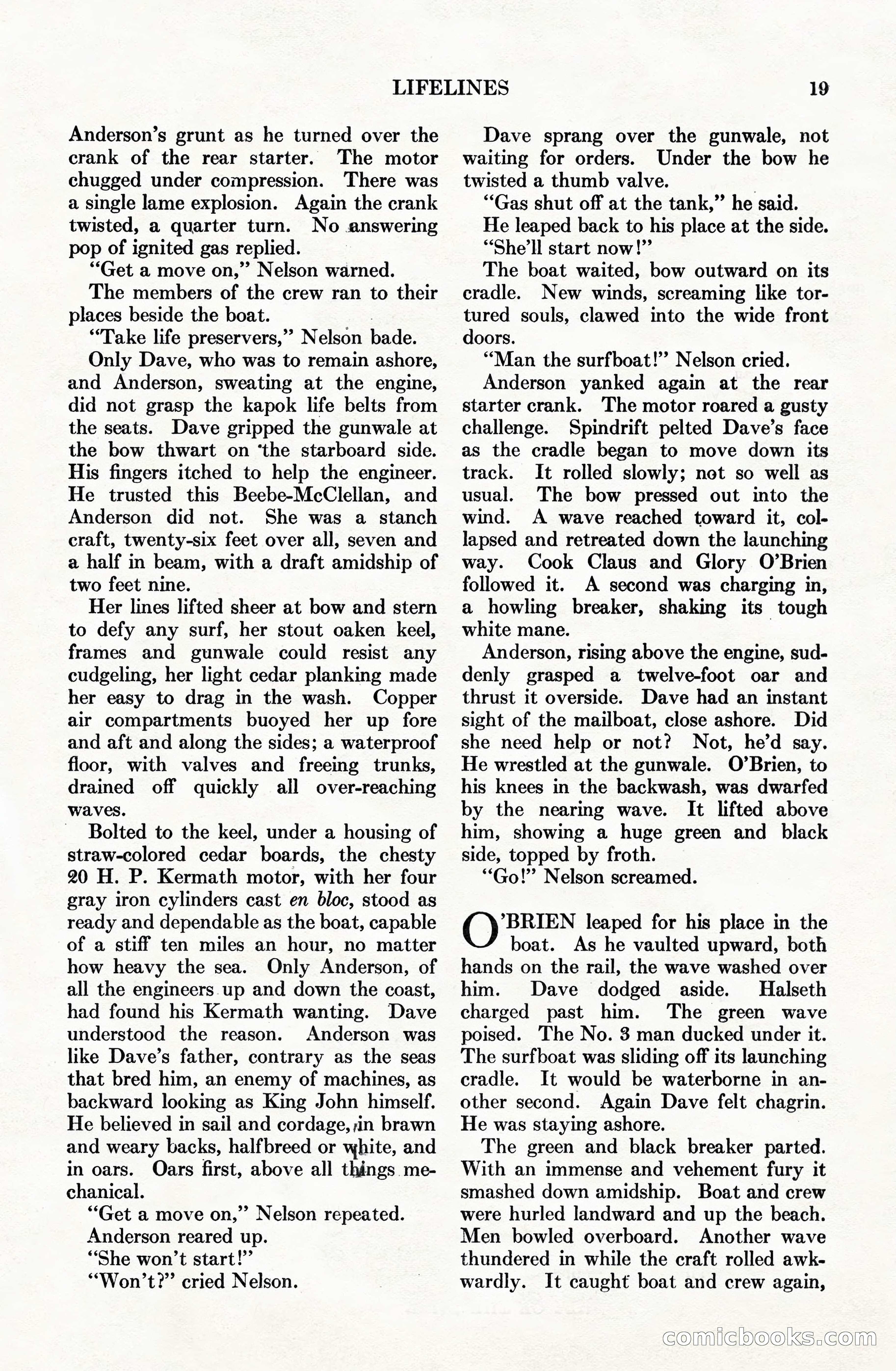 Adventure Magazine Cover, June 15, 1928 — page 21 of 194