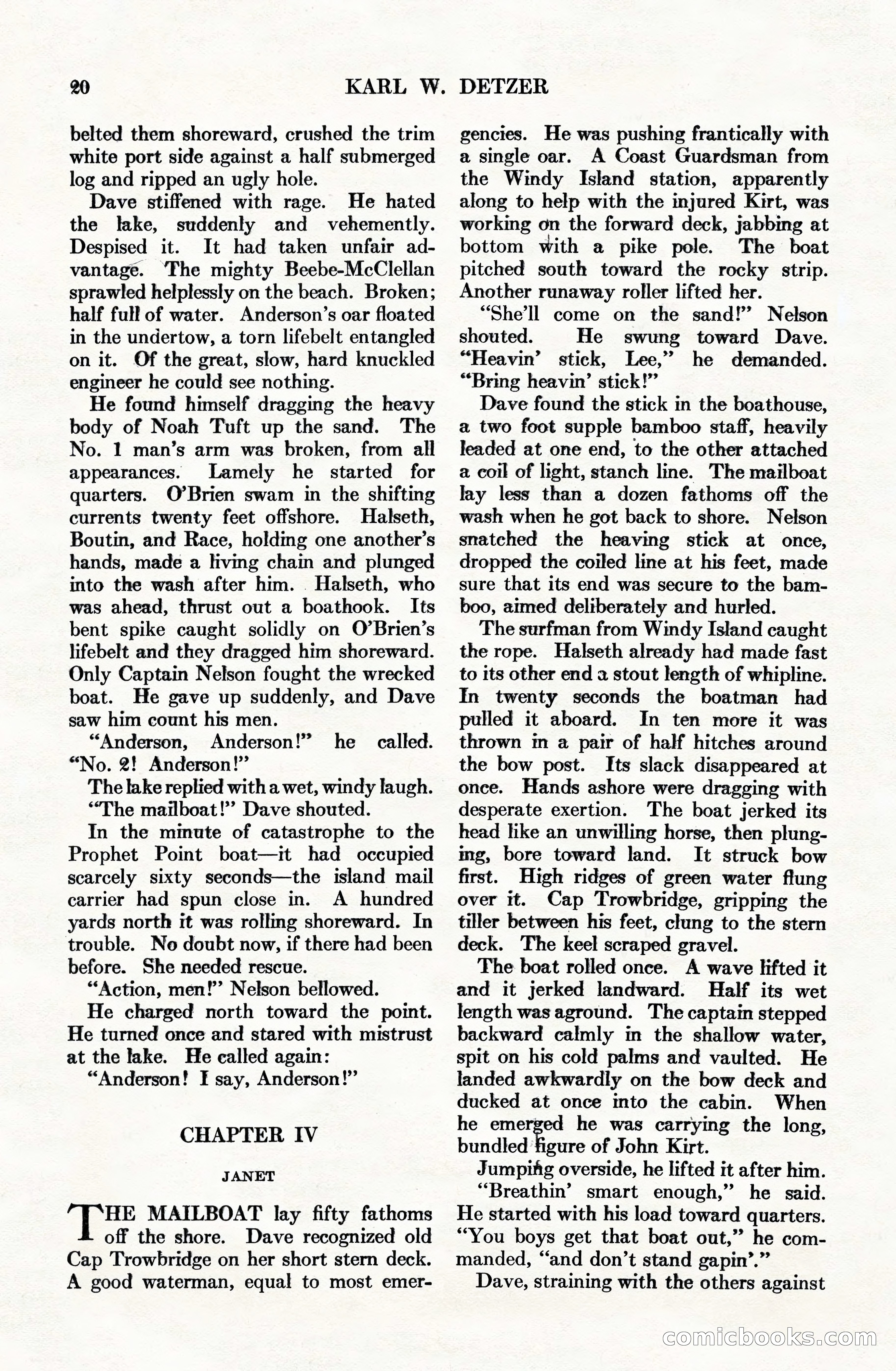 Adventure Magazine Cover, June 15, 1928 — page 22 of 194