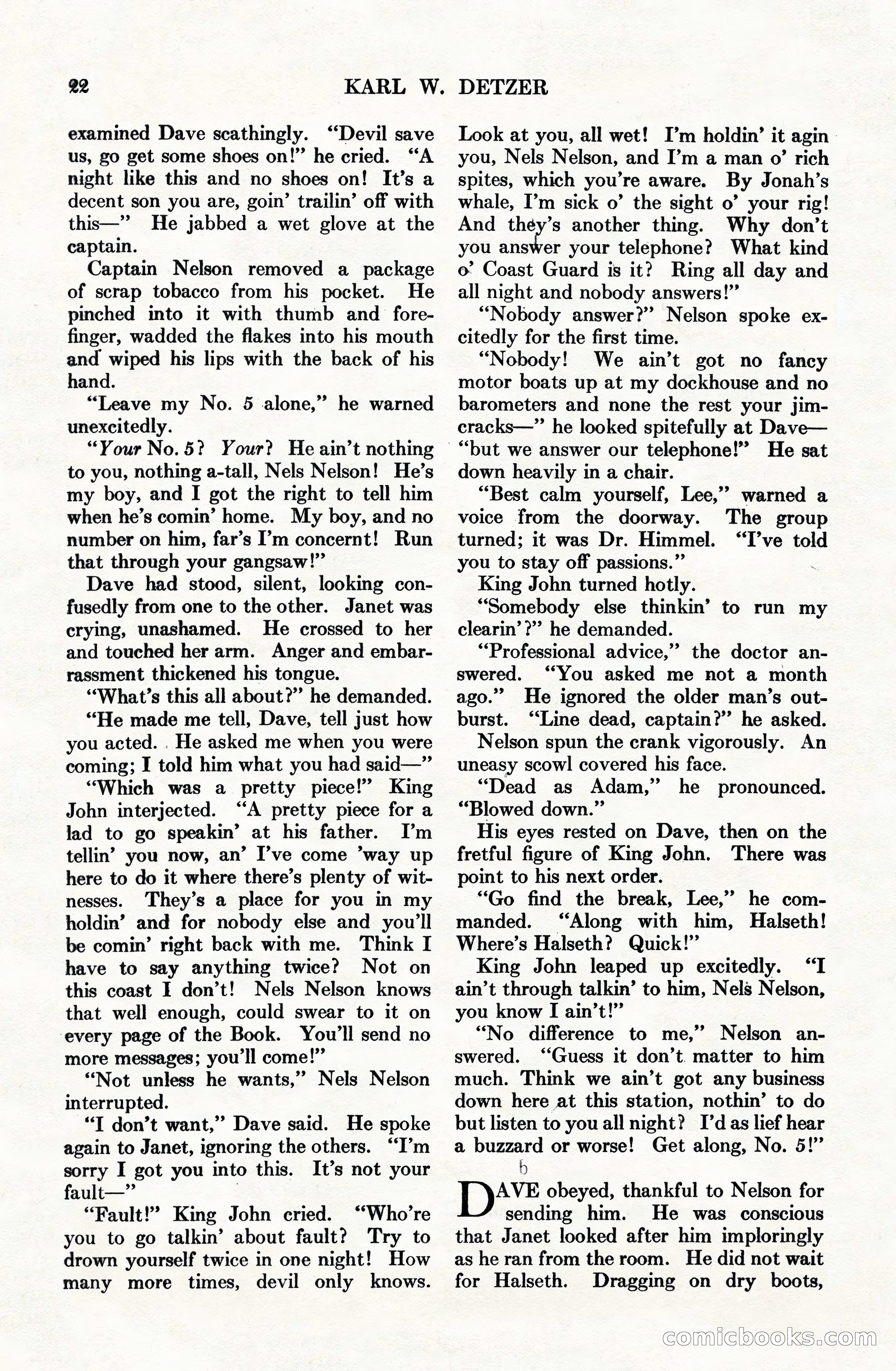 Adventure Magazine Cover, June 15, 1928 — page 24 of 194